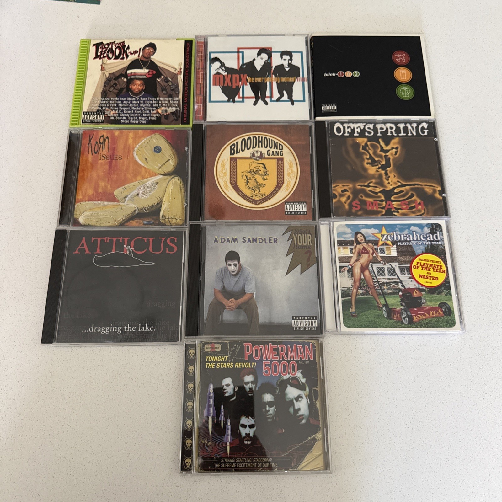 Lot of 90 Empty CD Cases Most W/Artwork NO CDs Rock Heavy Metal Rap Alt Punk 90s