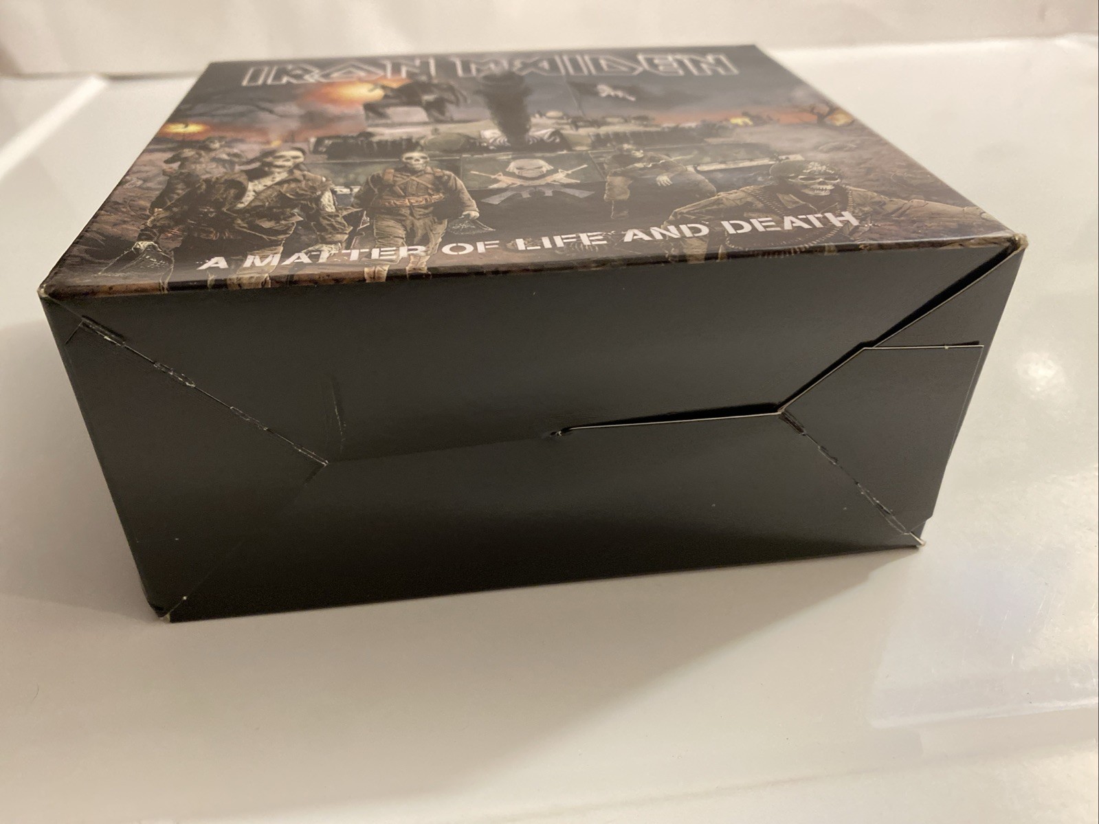 Iron Maiden Matter of Life & Death Figurine And Patch With Box Only NO CD