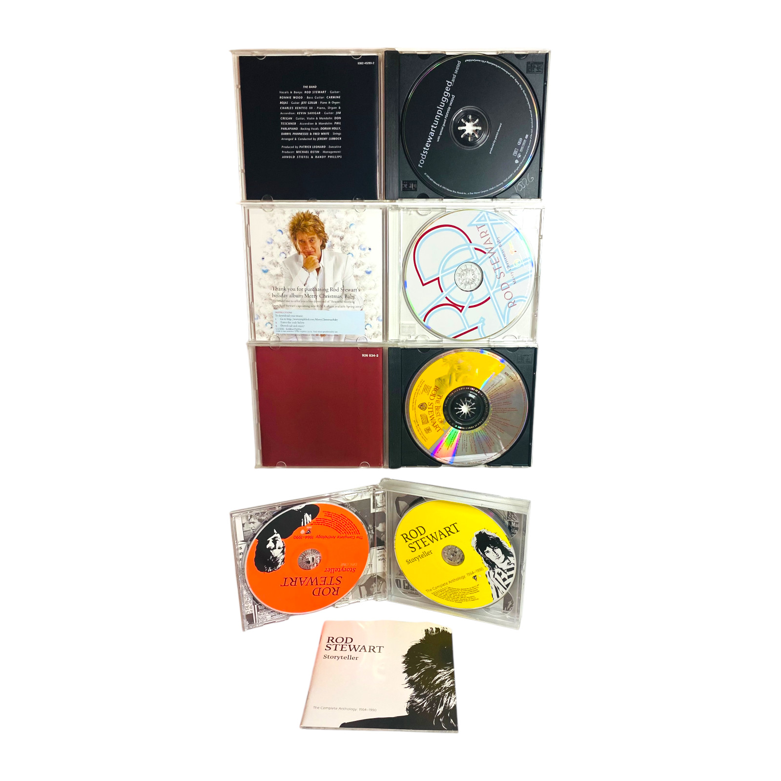 Rod Stewart ( CD Bundle ) Storyteller: Anthology, Best Of, Blood Red Roses....