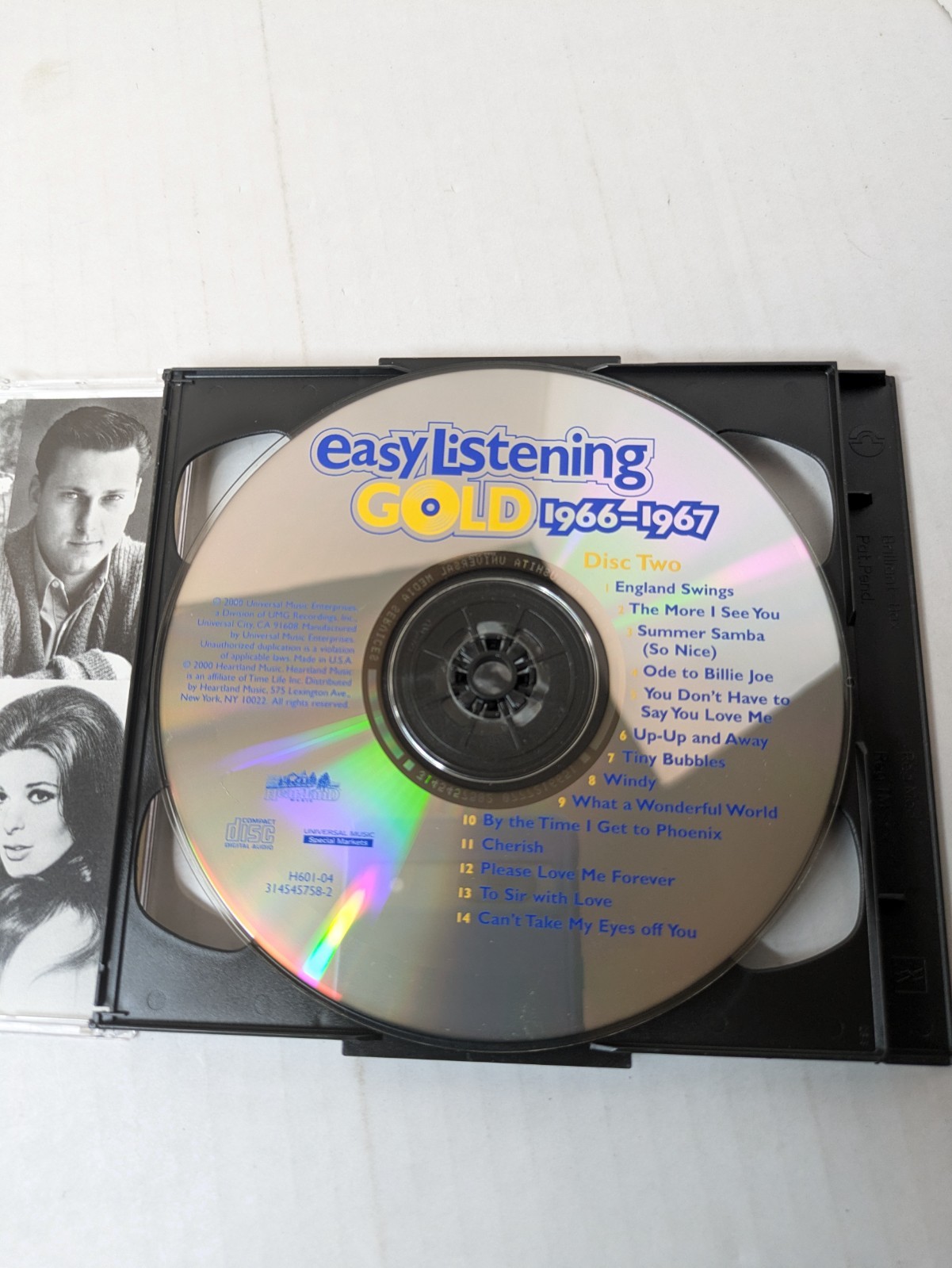 Easy Listening Gold 1966-1967 2 discs CD 30 Tracks 1960s POP Heartland Tested