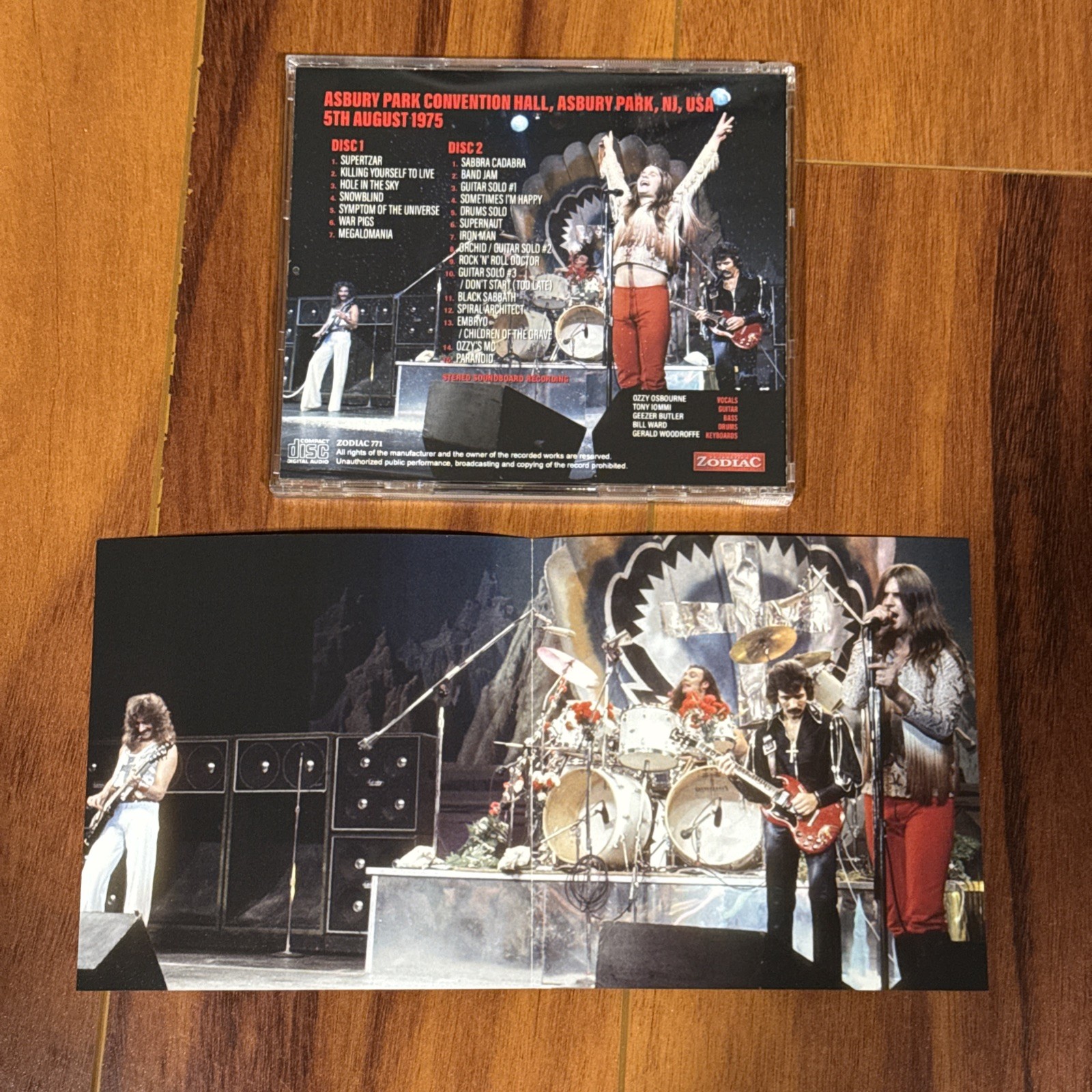 BLACK SABBATH ASBURY PARK 1975 50th Anniversary Edition RARE LIVE 2 CD OZZY NEW!
