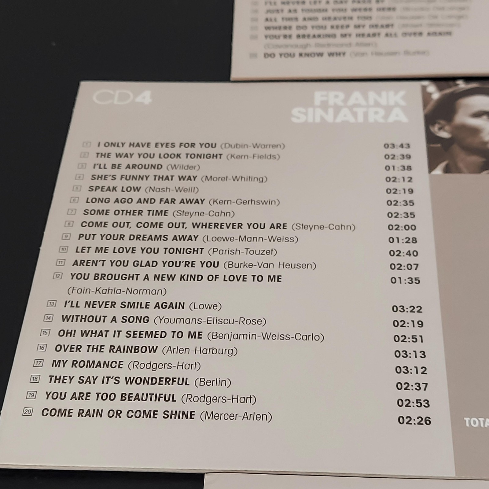 Frank Sinatra 10CD Box Set Et Vocal Jazz Big Band Brown Documents Compilation