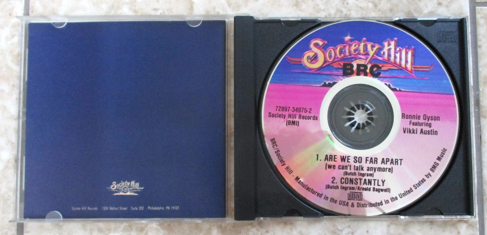 Ronnie Dyson & Vicki Austin - U.S CD Single - Are We So Far Apart - 1991 - VG+