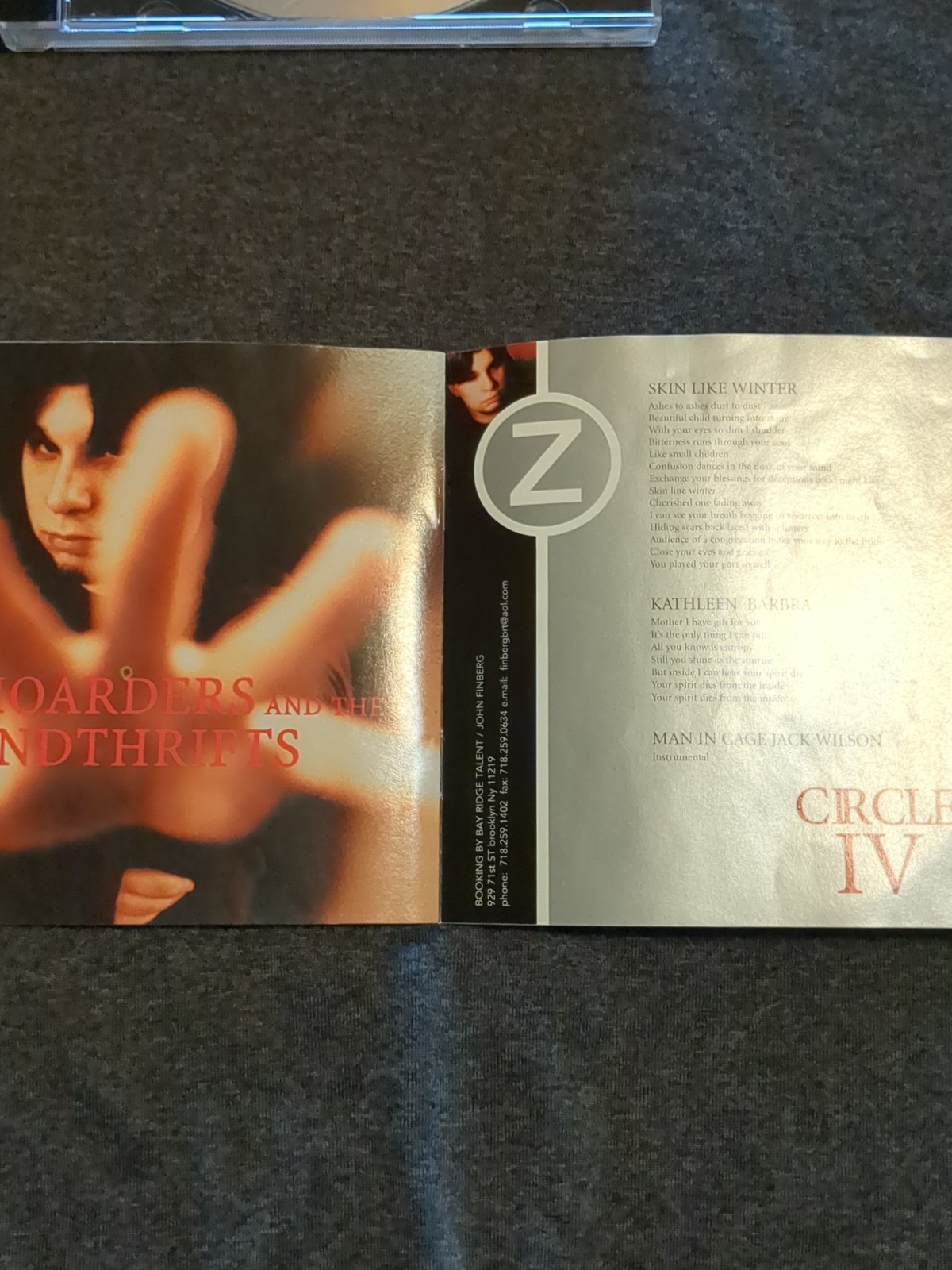 CD ZAO Liberate Te Ex Inferis save yourself from hell rare black tray *scratched