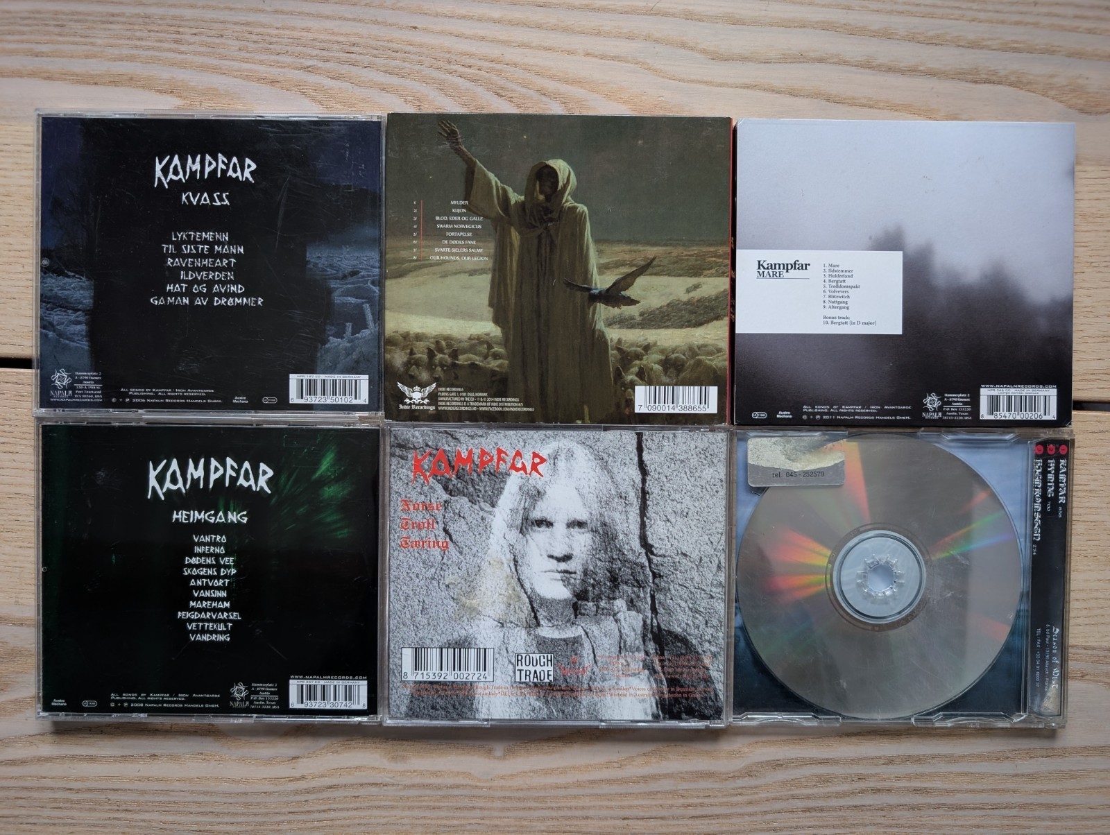 6 x Kampfar CD Lot Bundle Collection