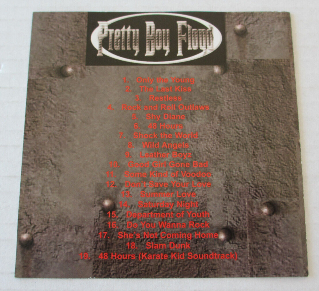 PRETTY BOY FLOYD- THE VAULT CD 2002 80'S HAIR METAL GLAM POISON VAIN SUPER RARE!