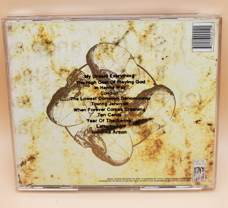 Converge When Forever Comes Crashing CD 1998 Equal Vision EVR 41 Original Issue