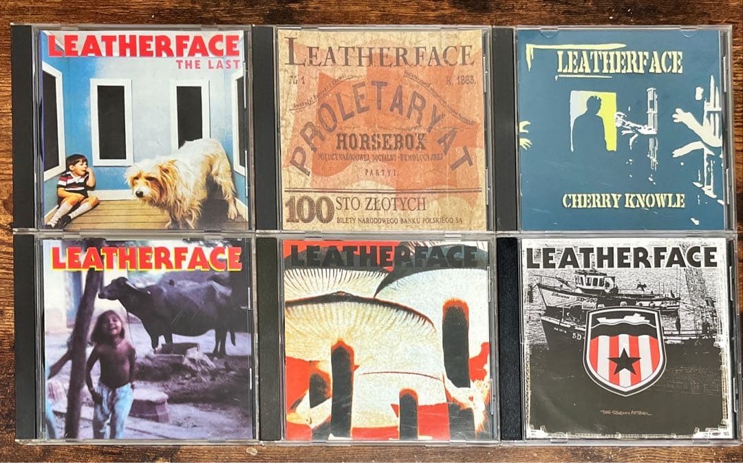 [Near Mint, Rare Out-of-Print] LEATHERFACE 6-CD Album Set From Japan