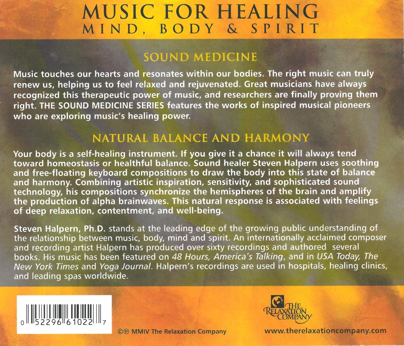 Music For Healing