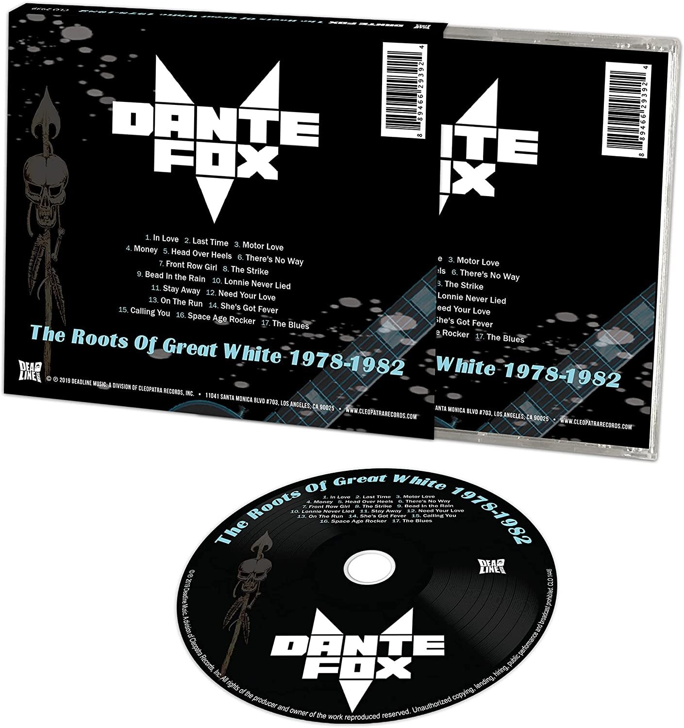 Dante Fox The Roots of Great White 1978-1982 (CD) Album