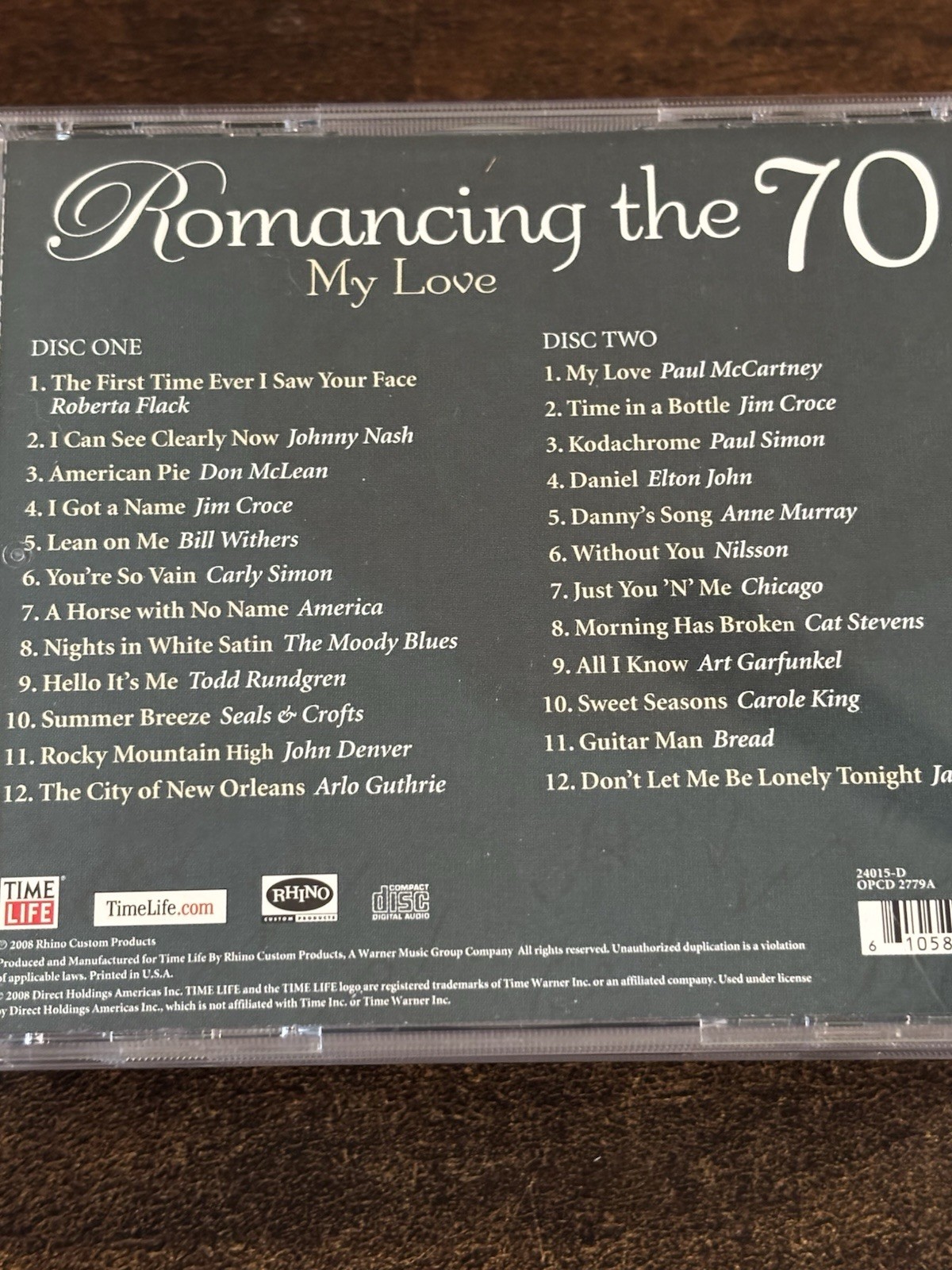 Time Life Romancing the 70’s 7-CD Set Ten CD’s FREE SHIPPING