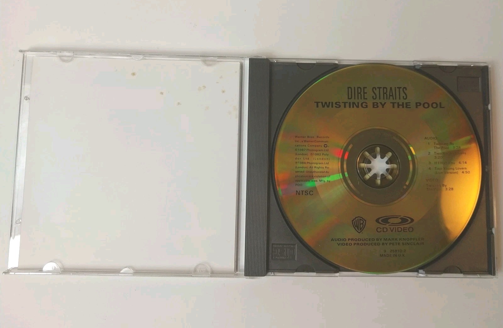 Dire Straits CD Video CDV Lot of 3 Rare Gold Discs Brothers In Arms Walk Of Life