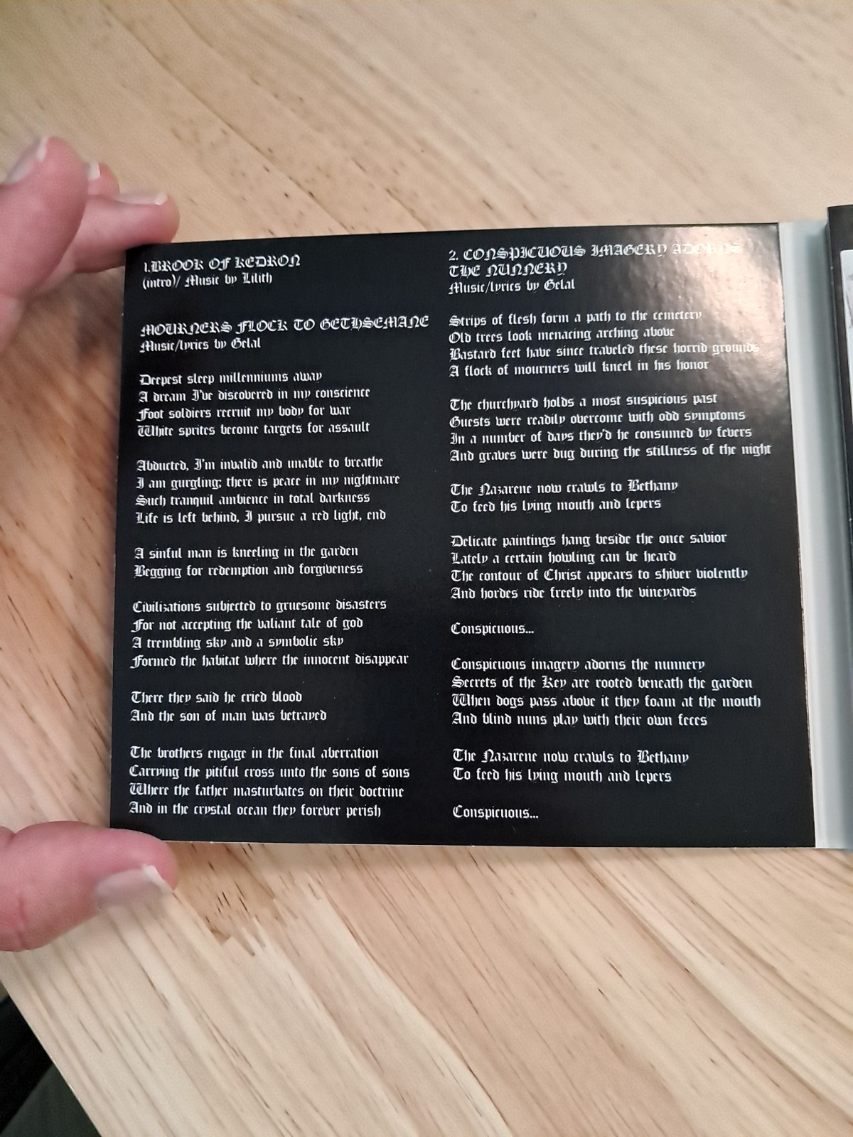 Grand Belial's Key - A Witness To The Regicide CD Very Rare