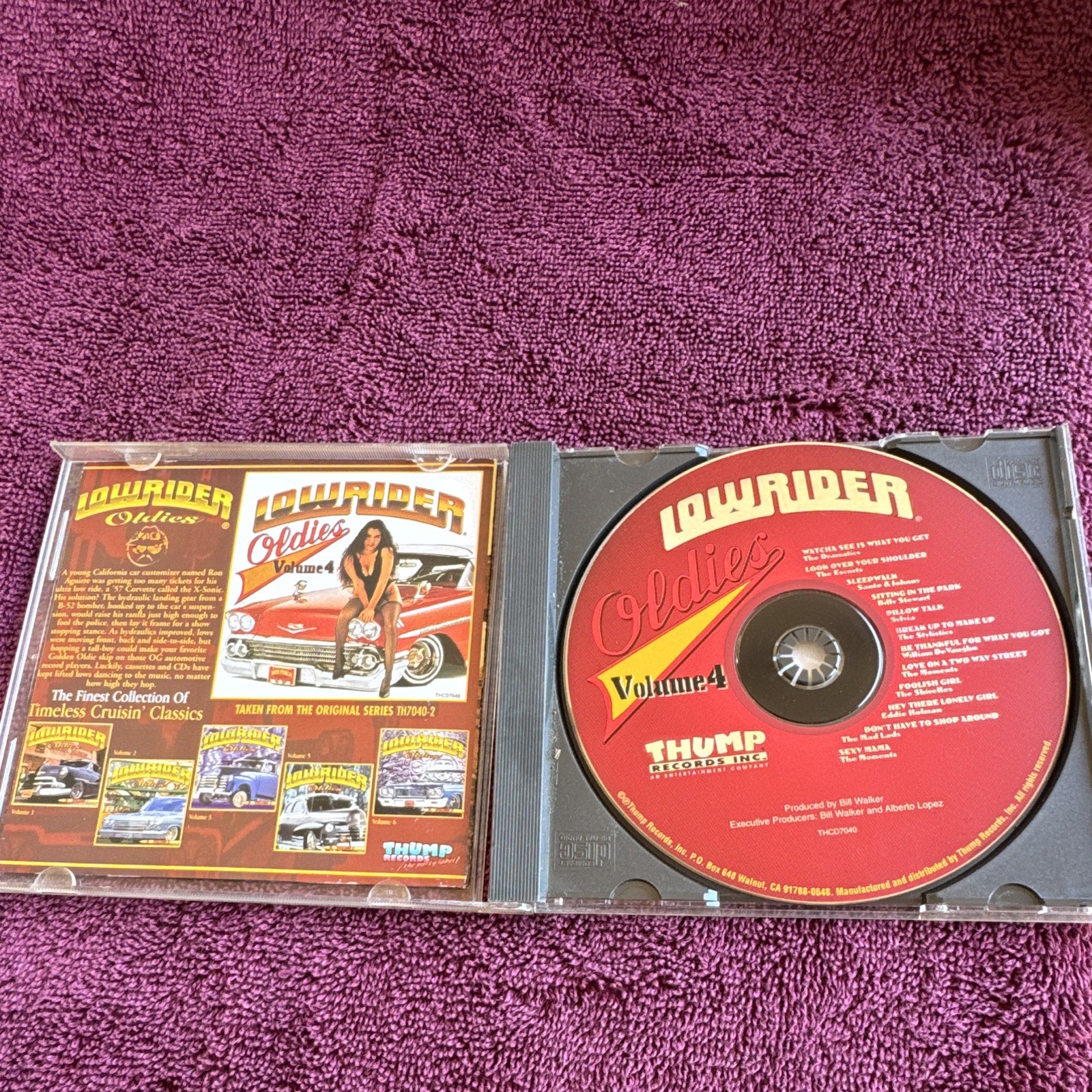 Thump Records Lowrider Oldies Vol. 4 Various Artists CD 1997 THCD404