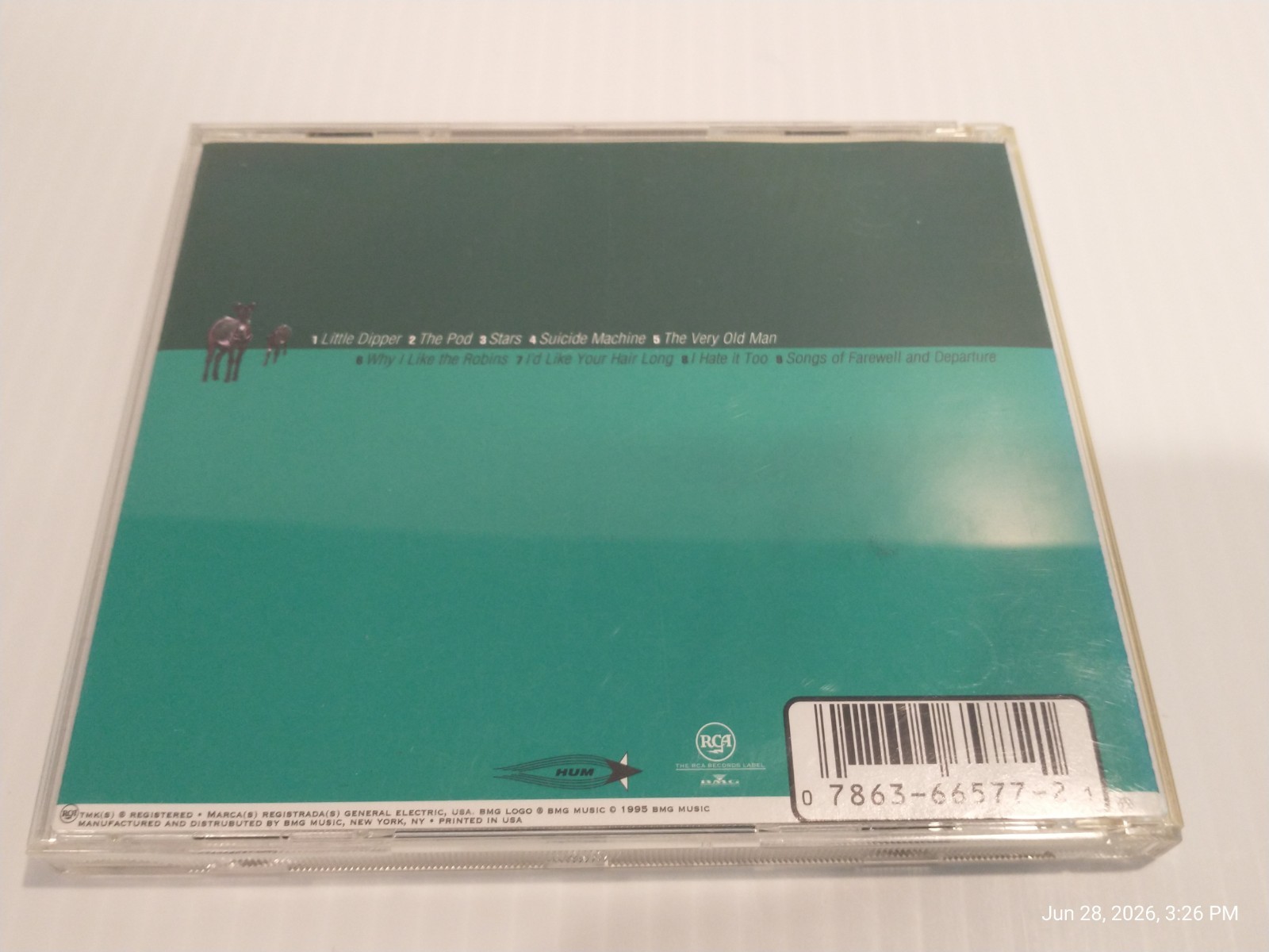 Hum - You'd Prefer an Astronaut 1995 CD - RCA - 90s Alternative/Space Rock