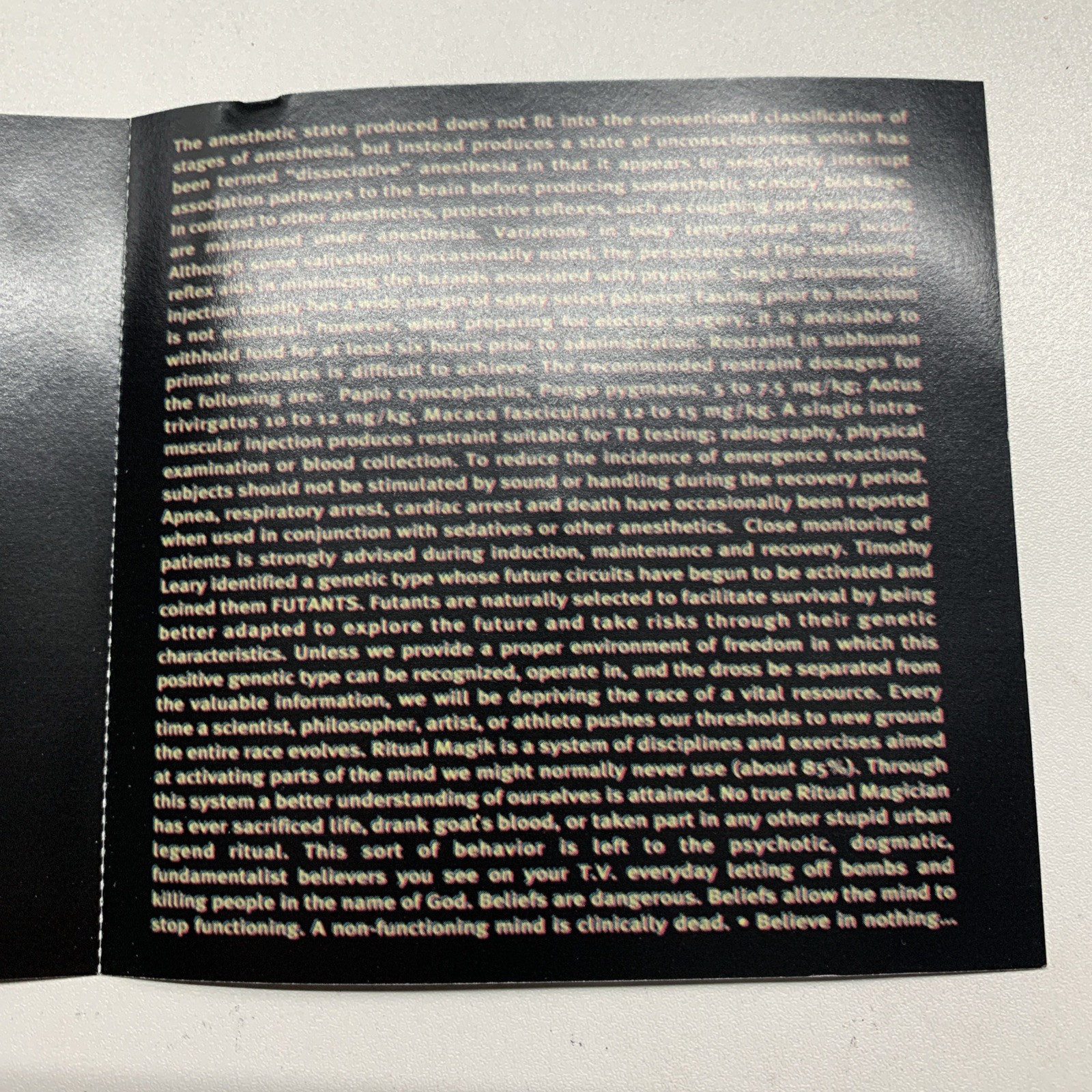 Tool Ænima CD 1996 Original Lenticular Case COMPLETE w/ Viewing Lens Volcano