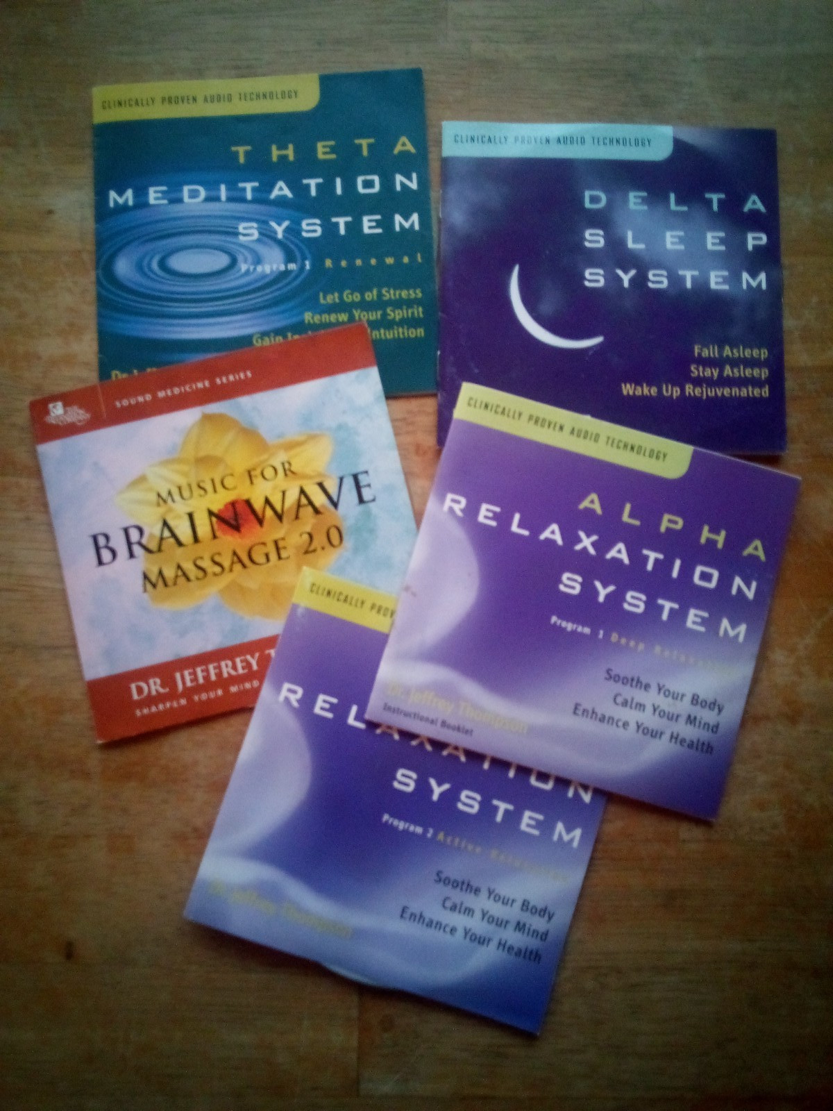 The Relaxation Company~Dr. Jeffrey Thompson Lot~Delta Theta Alpha Brainwave~5 CD