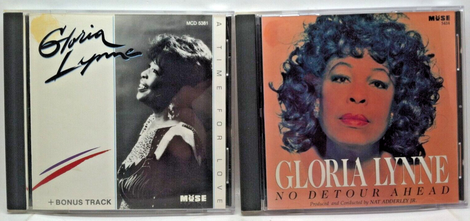 Gloria Lynne CD Lot : A Time For Love, No Detour Ahead ~ Jazz Vocals ~ Rare OOPs
