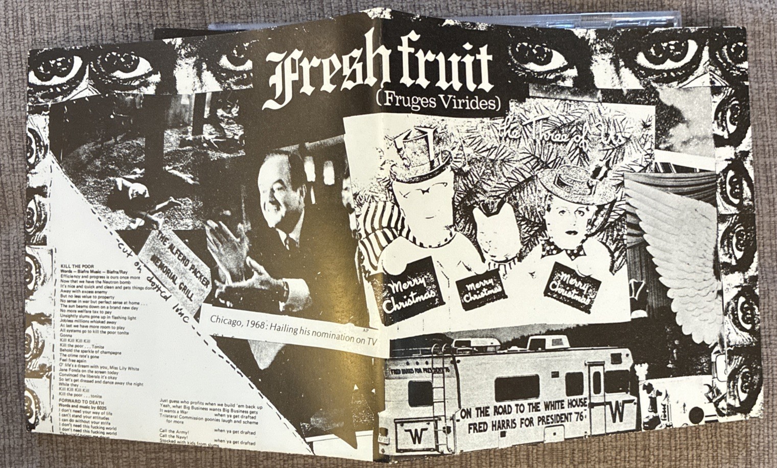 Dead Kennedys Fresh Fruit for Rotting Vegetables (1980 Cherry Red VERY NICE Look