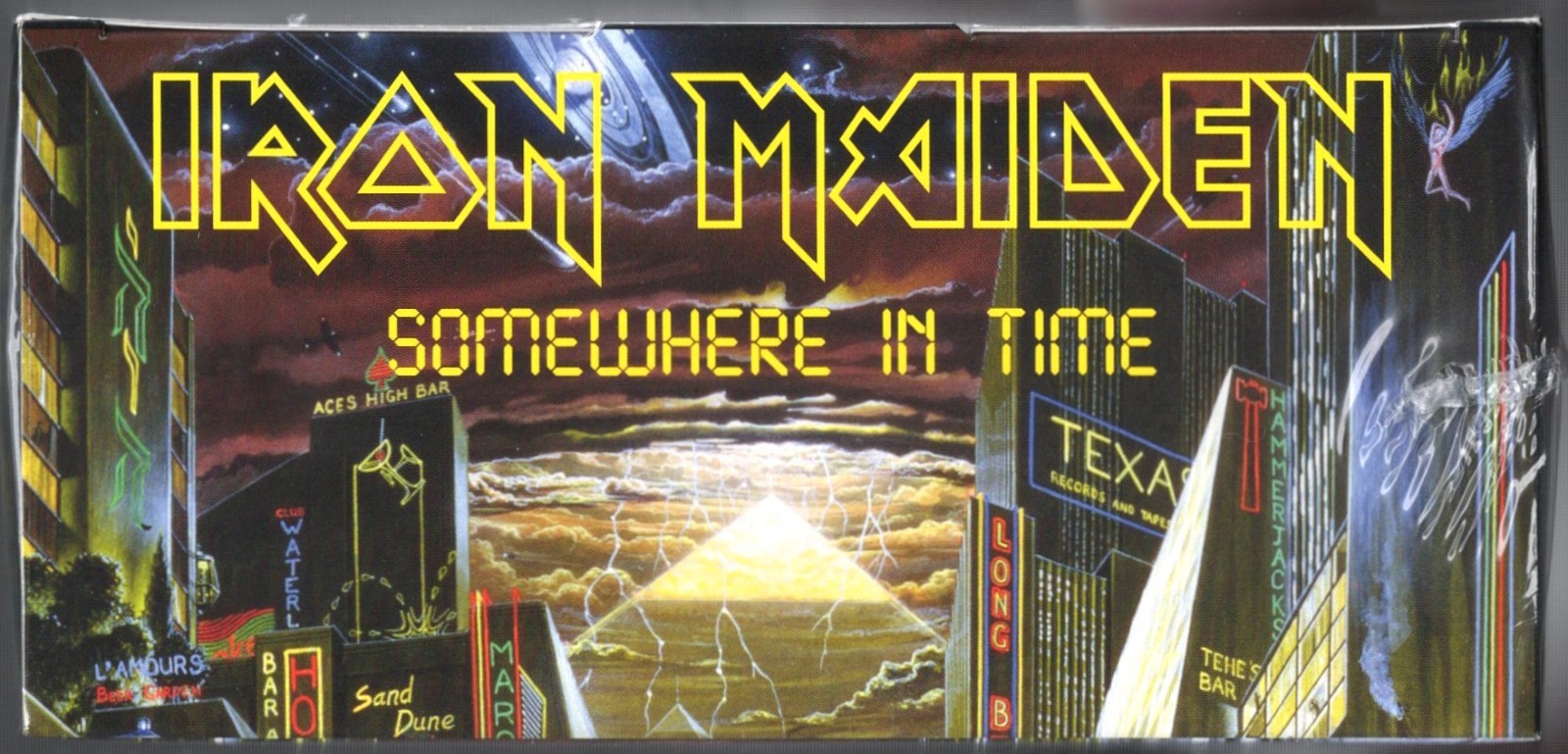 +FIGURINE---- IRON MAIDEN Somewhere in Time CD BOX SET Wasted Years 1130