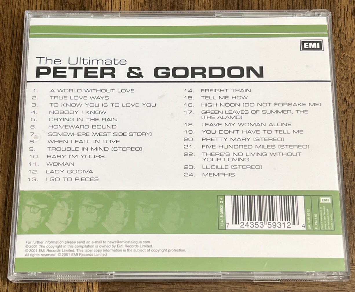 PETER & GORDON - The Ultimate Peter & Gordon (Best Of) CD 2001 EMI