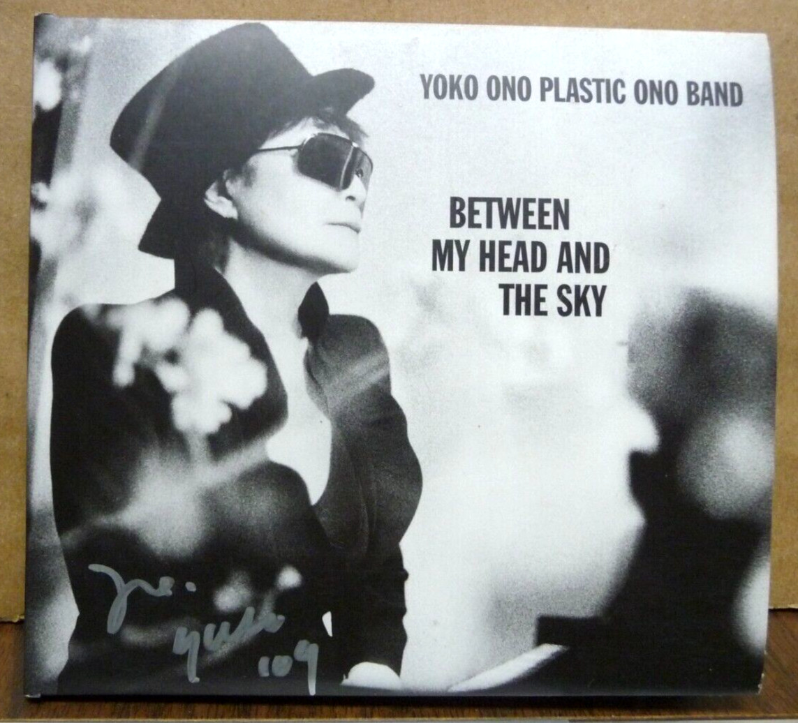 Yoko Ono Plastic Ono Band SIGNED/AUTOGRAPHED Between My Head and the Sky CD