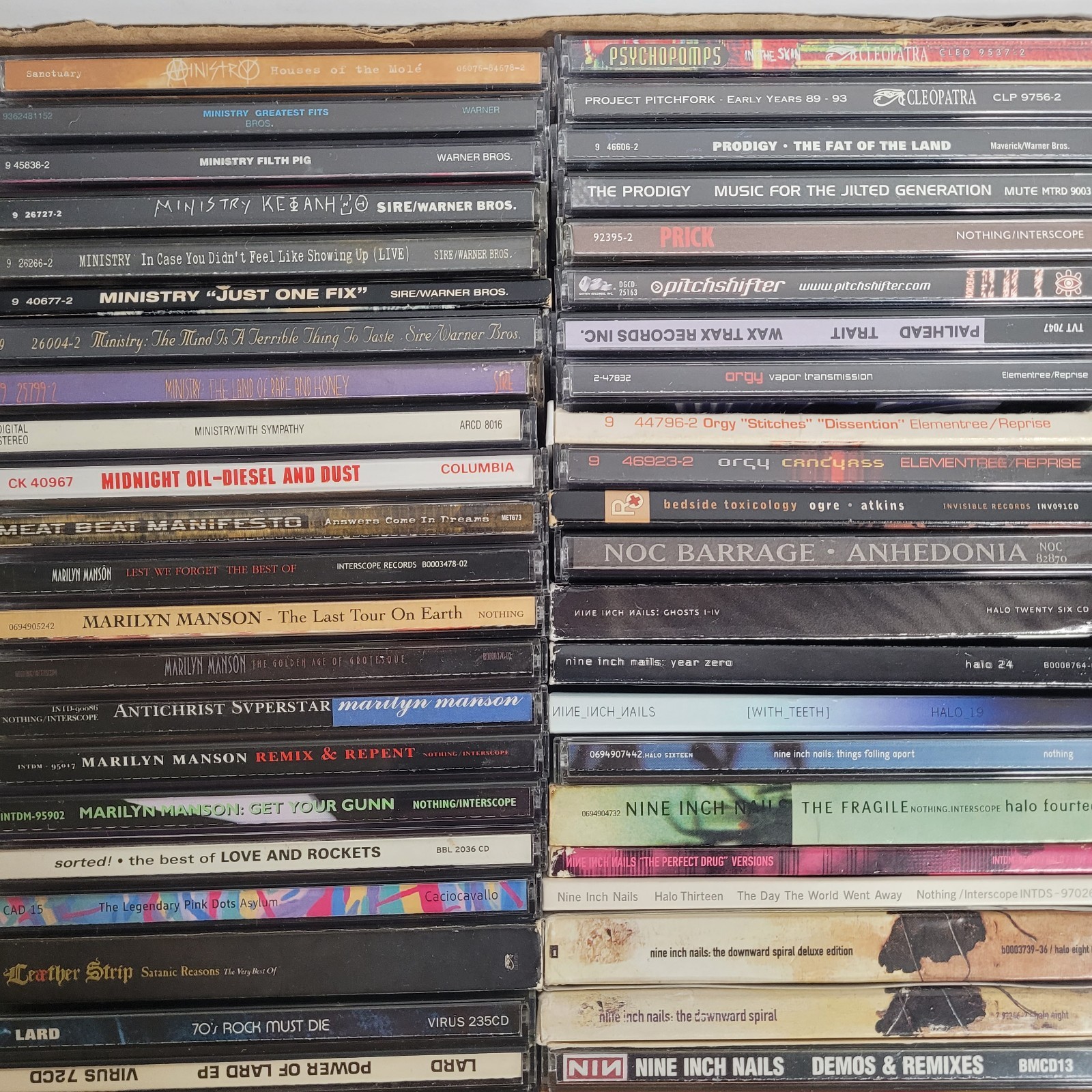 A-Z Gothic Industrial Metal Post-Punk EBM Electro CD Build A Lot TESTED