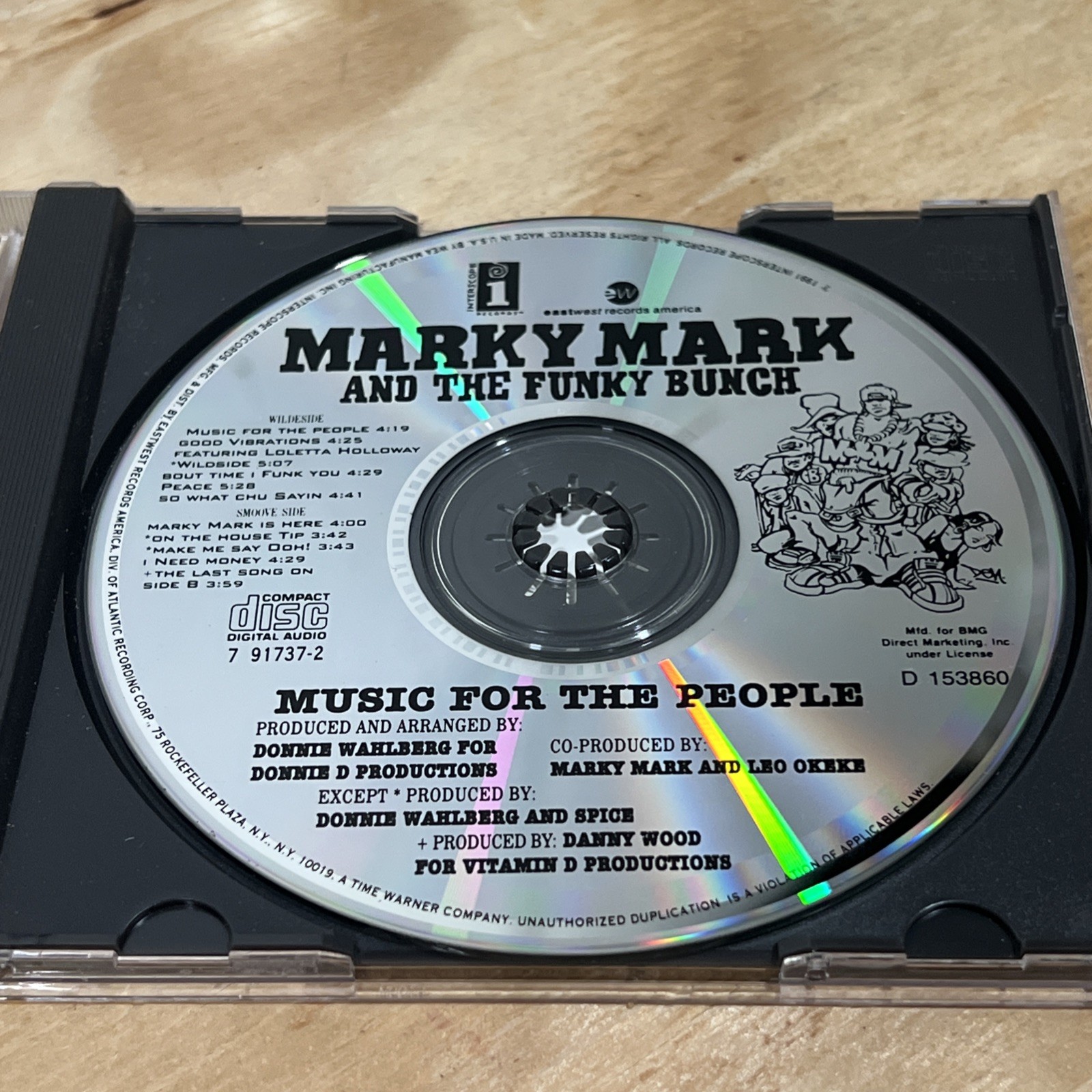 Marky Mark And The Funky Bunch - Music For The People CD Rock Rap Funk Free Ship