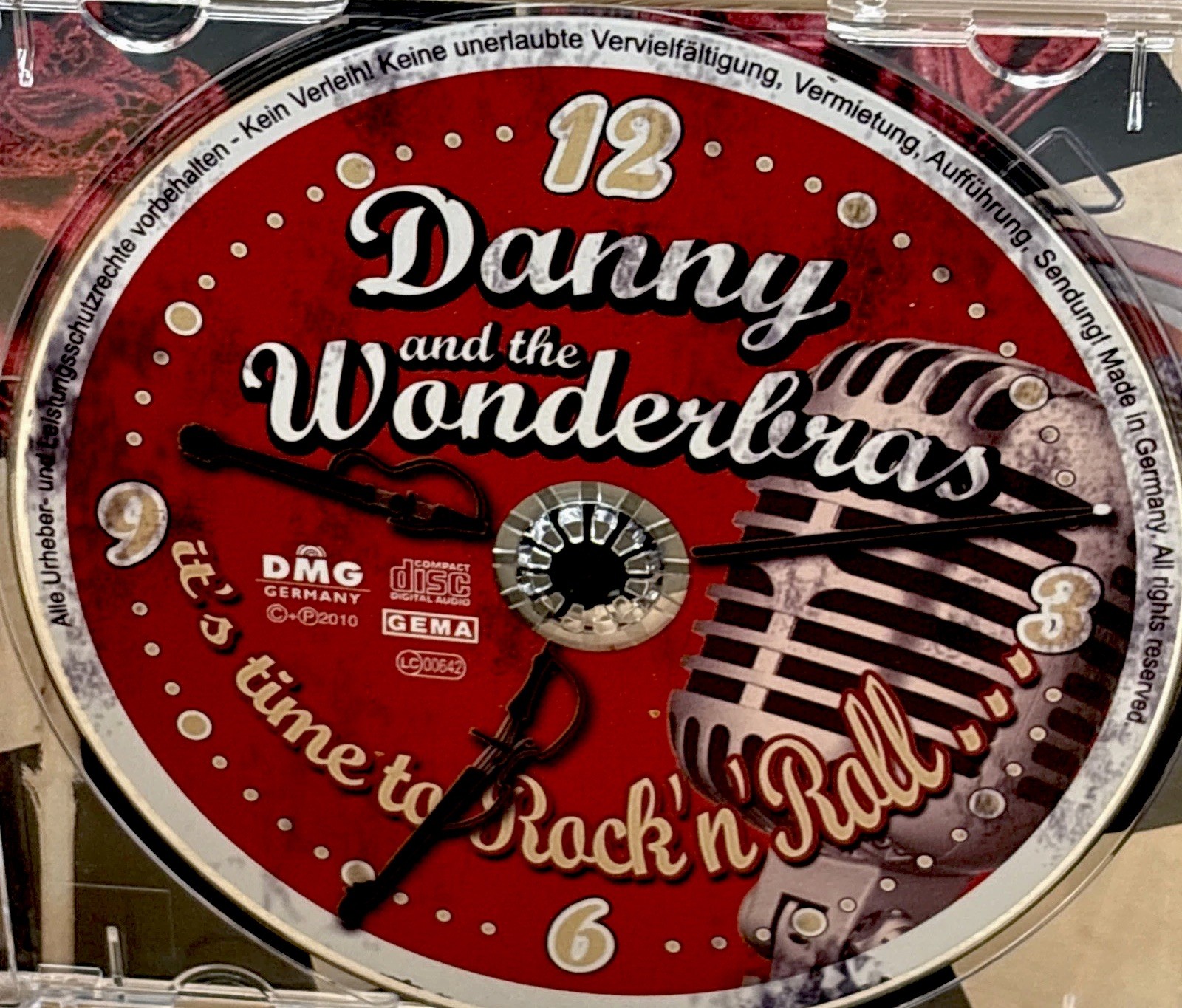 Danny And The Wonderbras CD It's Time To Rock & Roll 2010 German Rockabilly DMG