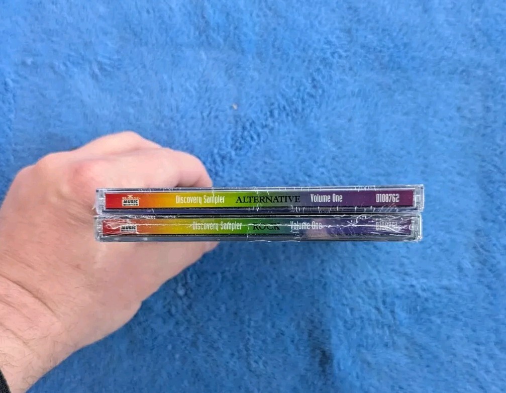 DISCOVERY SAMPLER 2 CD Lot Compilation Rock Alternative Vol. 1 NEW SEALED