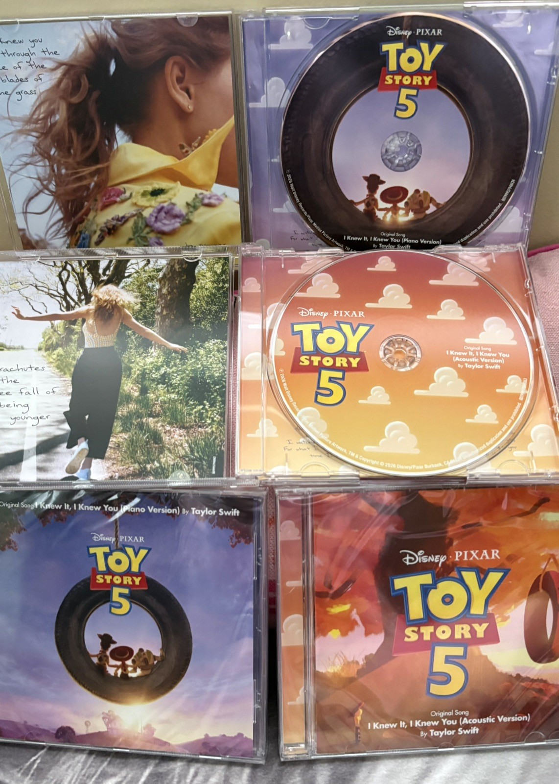 Taylor Swift Toy Story 5 Collector's Edition CD x 2. Sealed & in hand