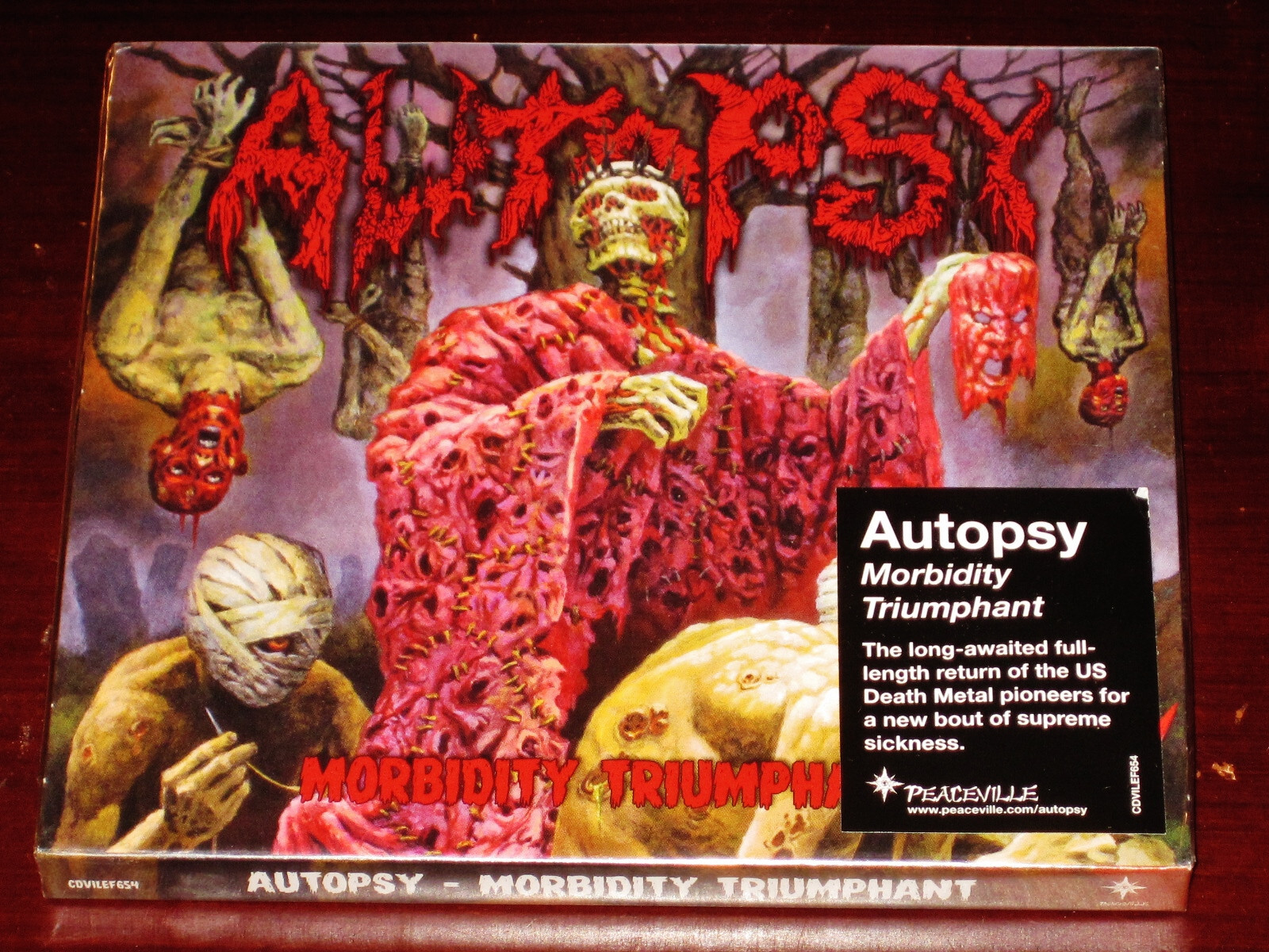 Autopsy: Morbidity Triumphant CD 2022 Peaceville Germany Slipcase CDVILEF654 NEW
