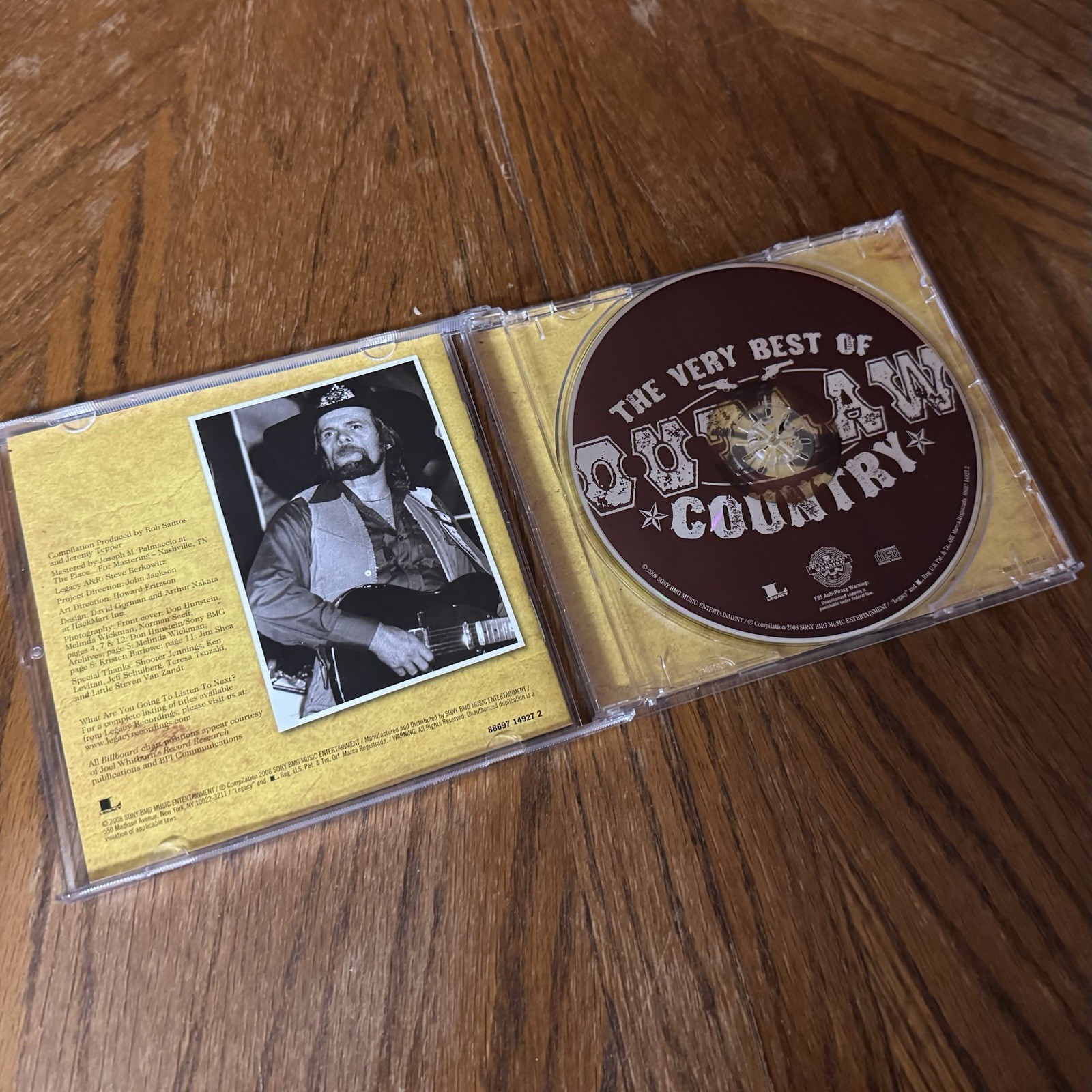 The Very Best Of Outlaw Country Various 2008 Music CD Johnny Cash & More￼