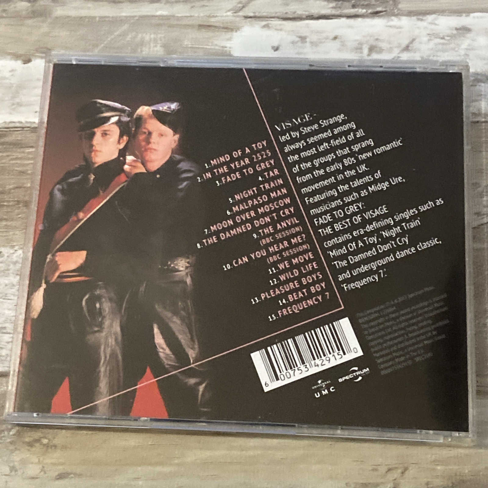 Visage - Fade To Grey: The Best Of Visage - CD Album New Wave/Synth Pop/Punk