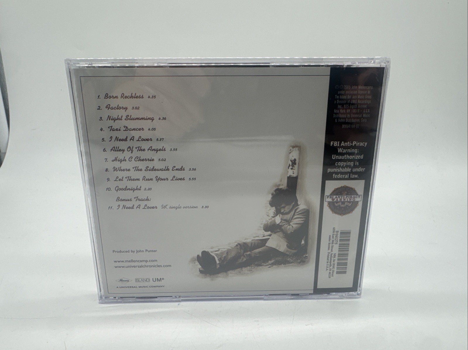 JOHN MELLENCAMP CD A BIOGRAPHY 2005 ULTRA RARE ISLAND DEF JAM