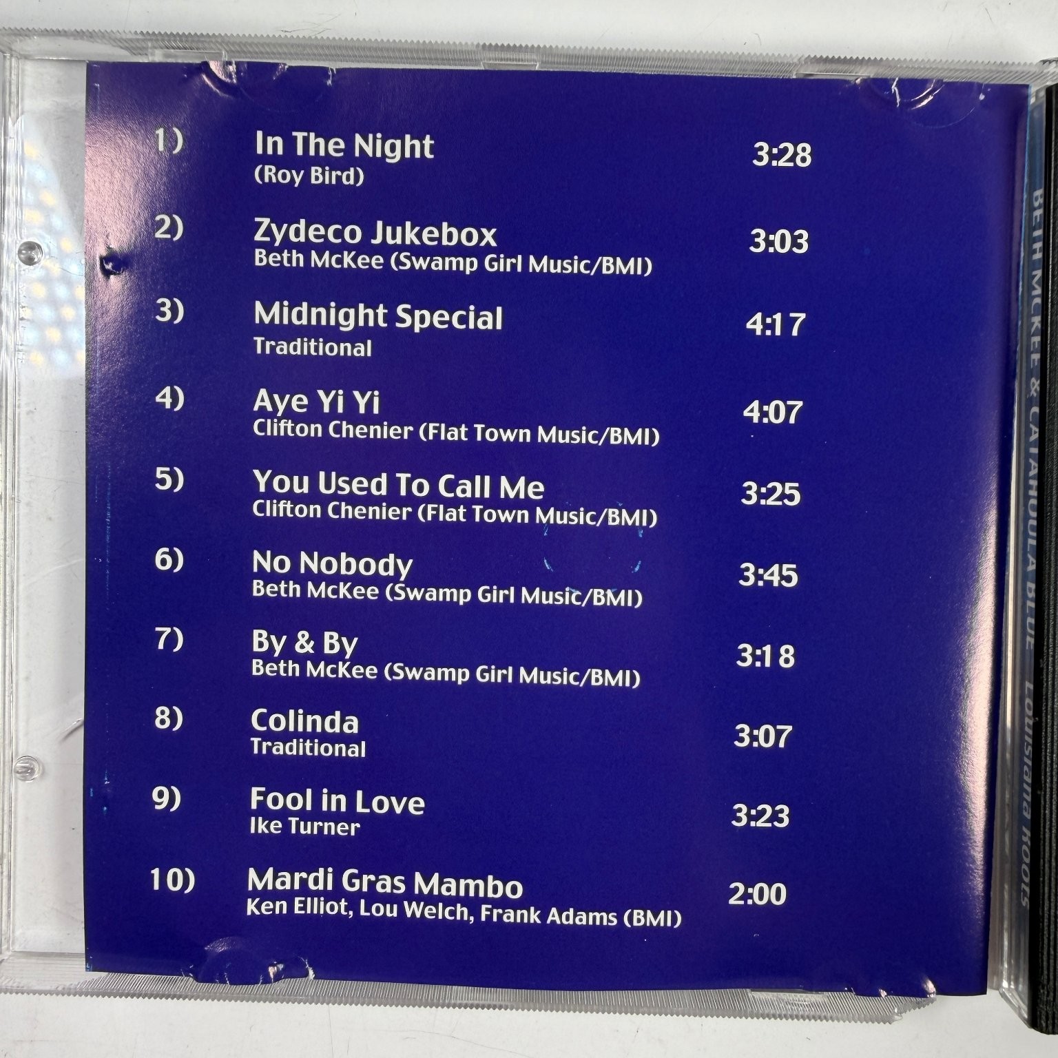 Beth McKee & Catahoula Blue – Louisiana Roots CD 2000 Zydeco Blues Cajun