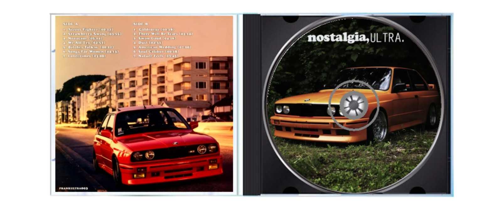 Frank Ocean - HANDMADE CD lot - Nostalgia Ultra, Channel Orange, Endless, Blonde