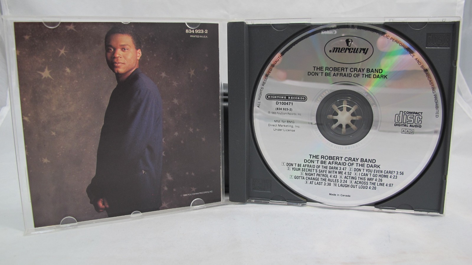 Cray, Robert - Don't Be Afraid of the Dark - (Audio CD, 1988, Polydor)