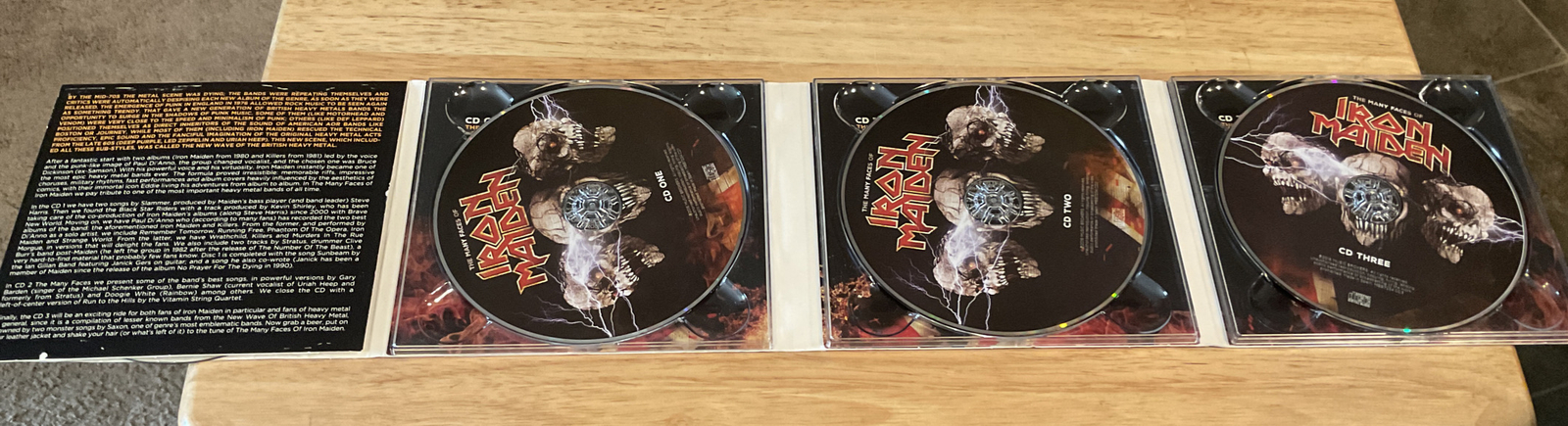 The Many Faces of Iron Maiden 3 CD Set Various Artist Tribute Songs 37 Tracks