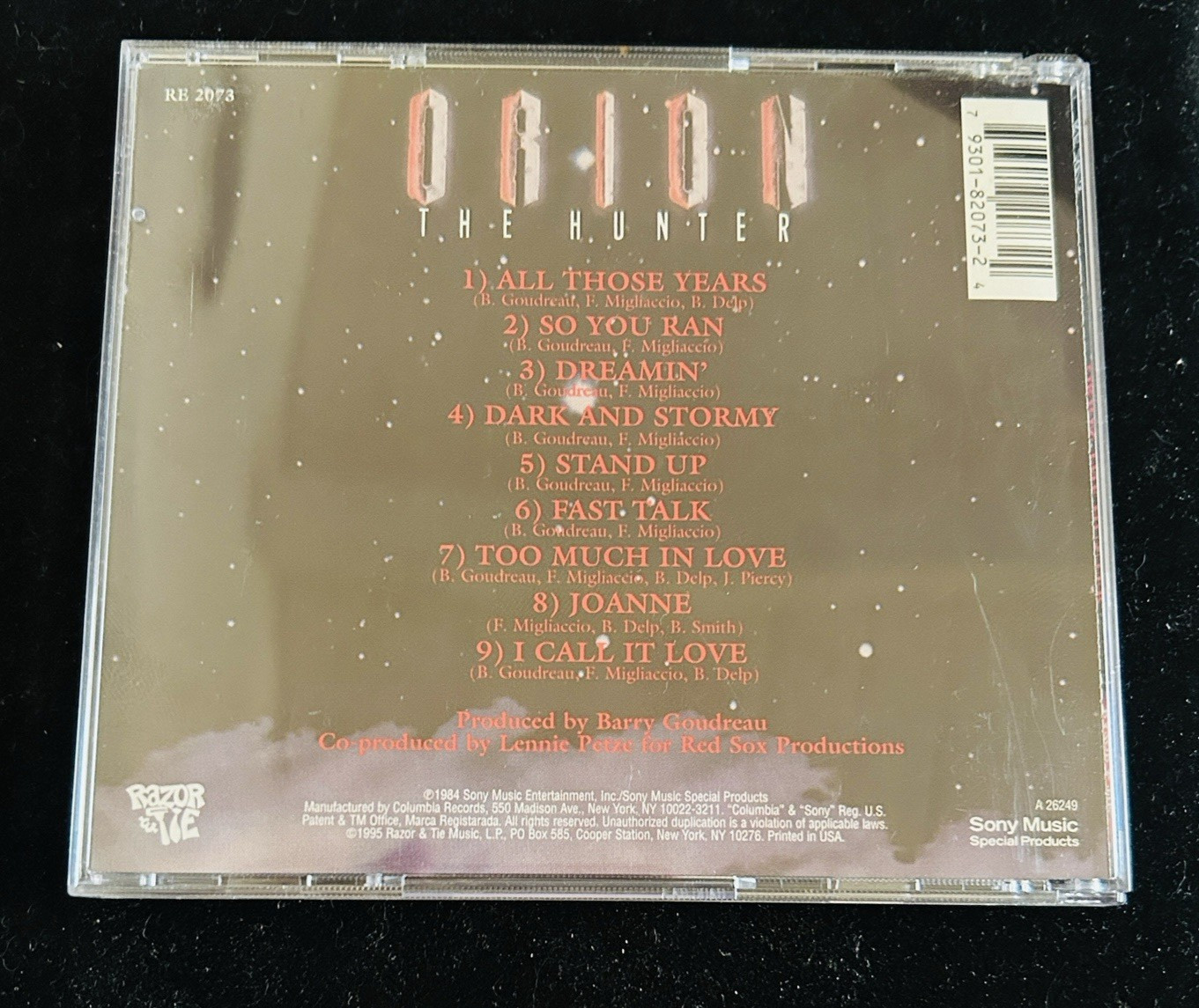 Orion The Hunter - Barry Goudreau - CD Like New