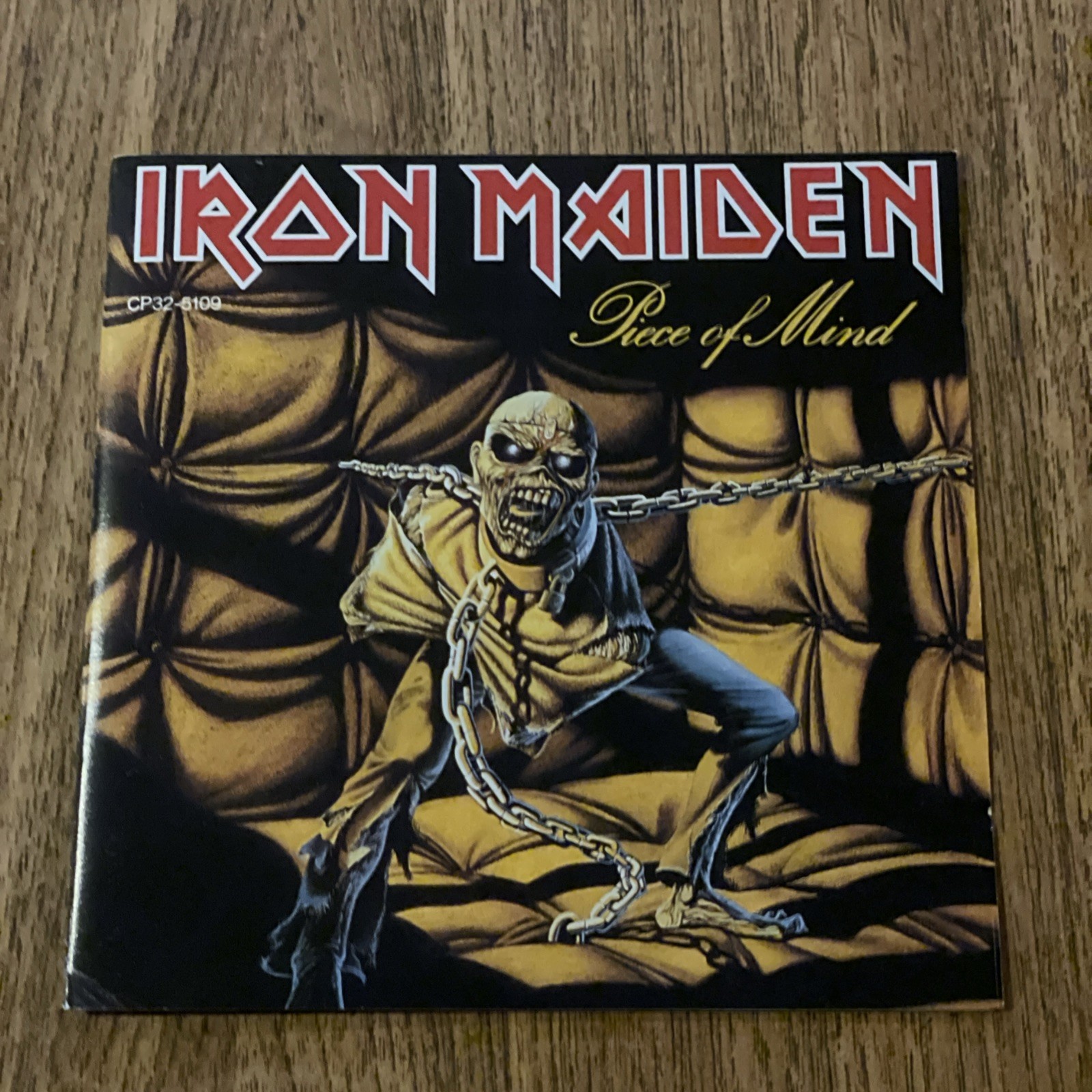 Iron Maiden Piece Of Mind CP32-5109 Japan 1986 Black Triangle CD NM no obi
