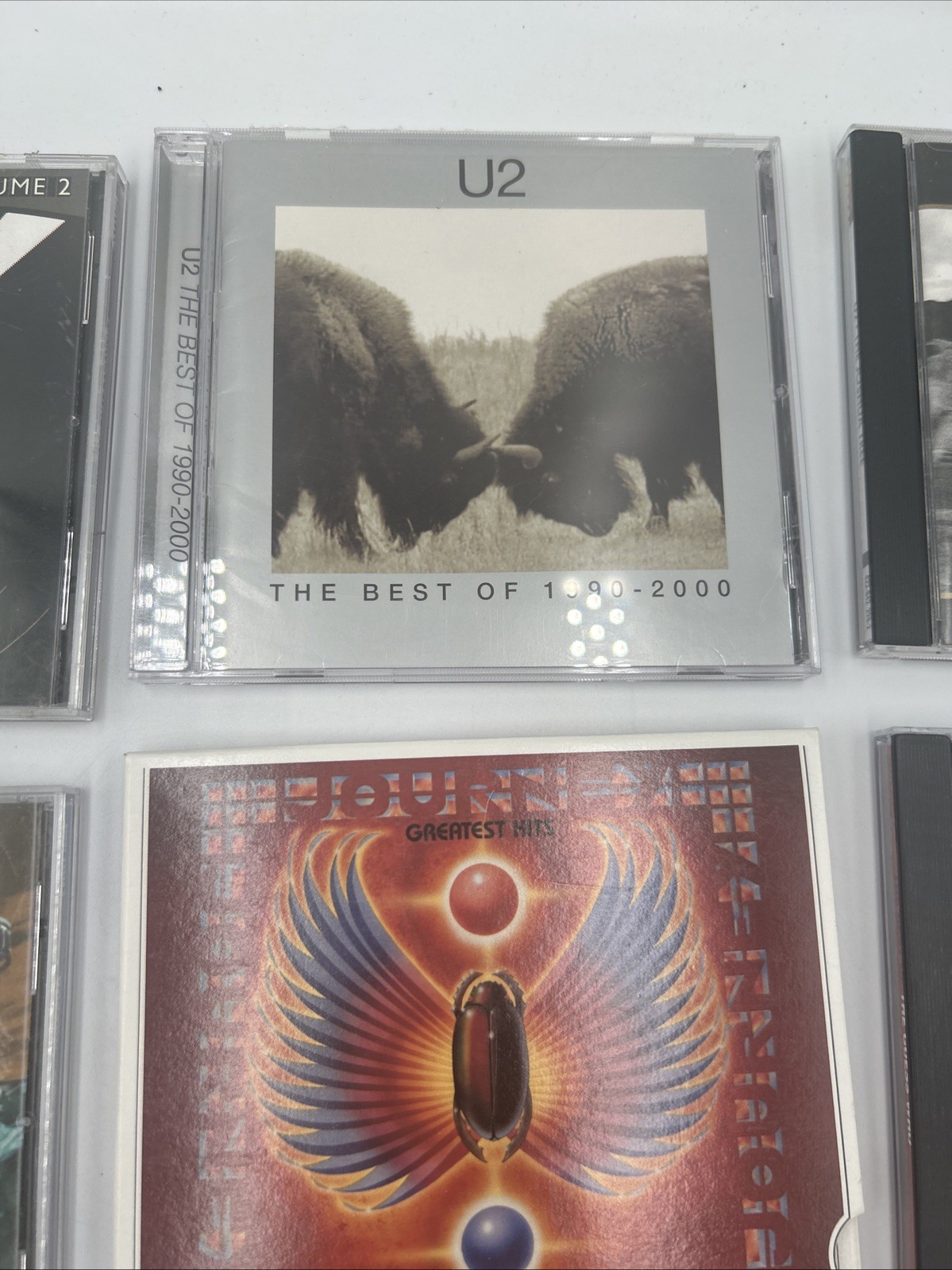 Lot Of 10 1970s 1980s Rock N Roll CDs Eagles U2 Journey Heart Police Queen Etc
