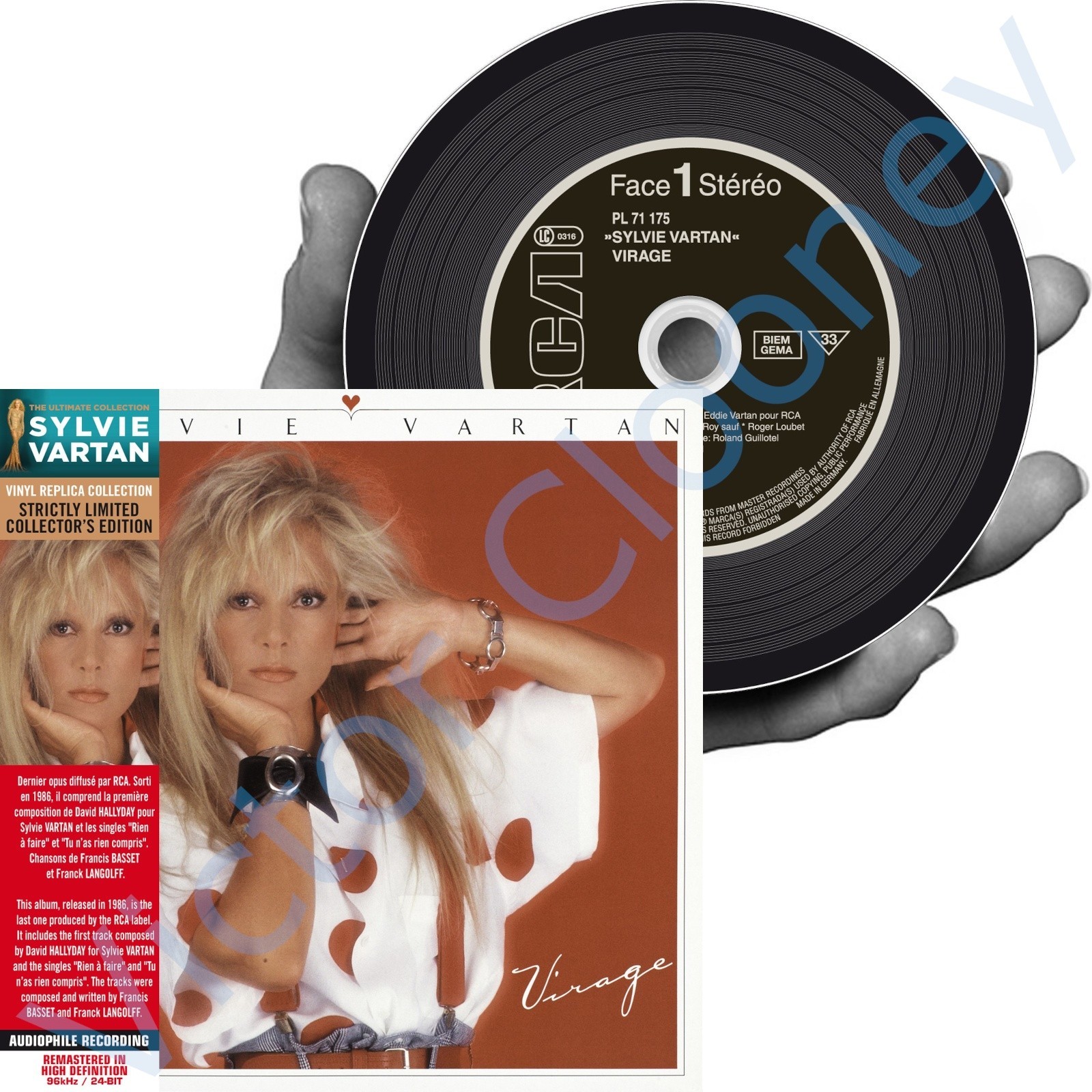 SYLVIE VARTAN Virage (1986) 2013 CULTURE FACTORY Limited REMASTER Mini-LP CD NEW