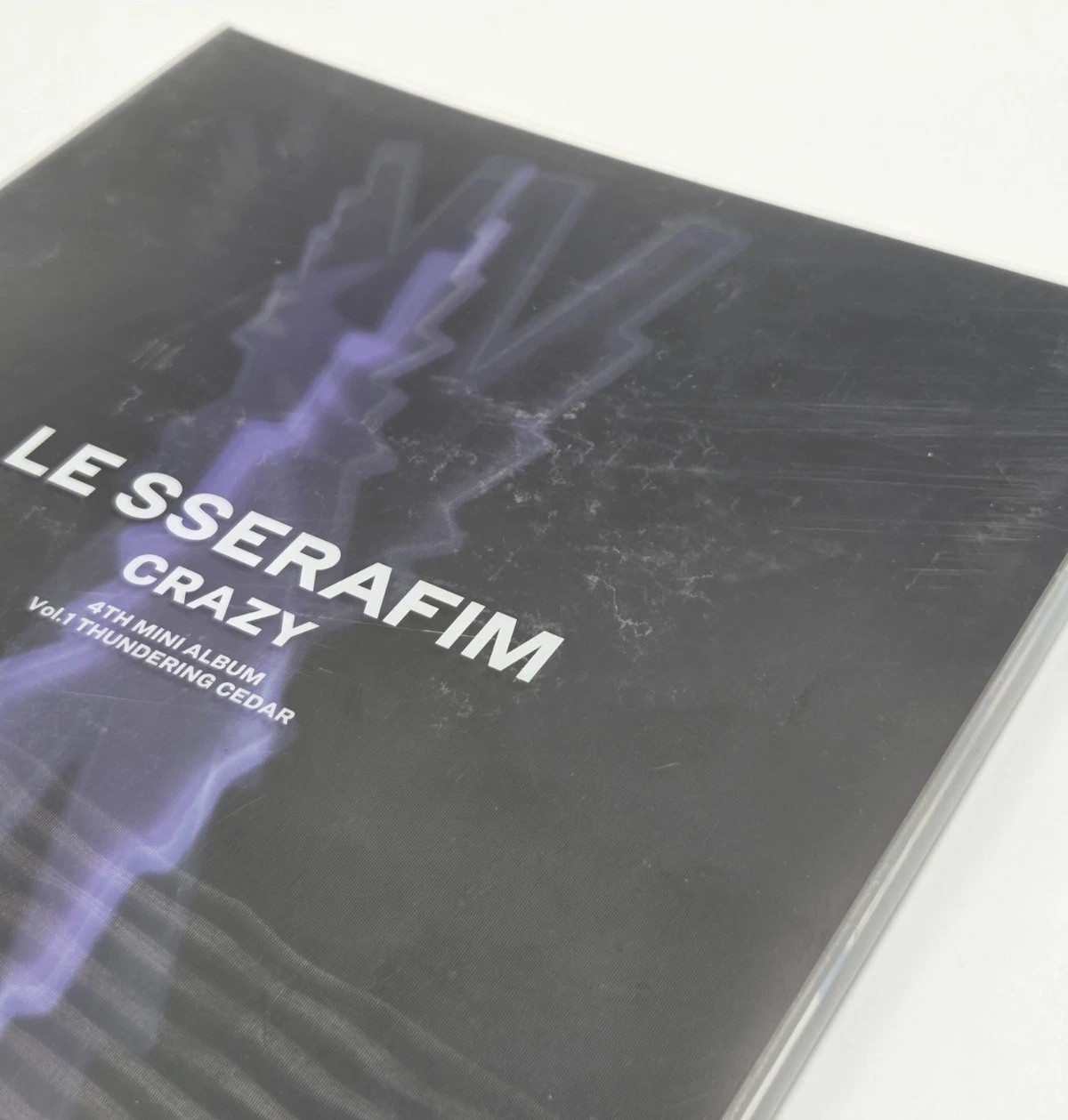 Open Unused Complete LE SSERAFIM CRAZY- 4th Mini Album Vol. 1 Thundering Cedar