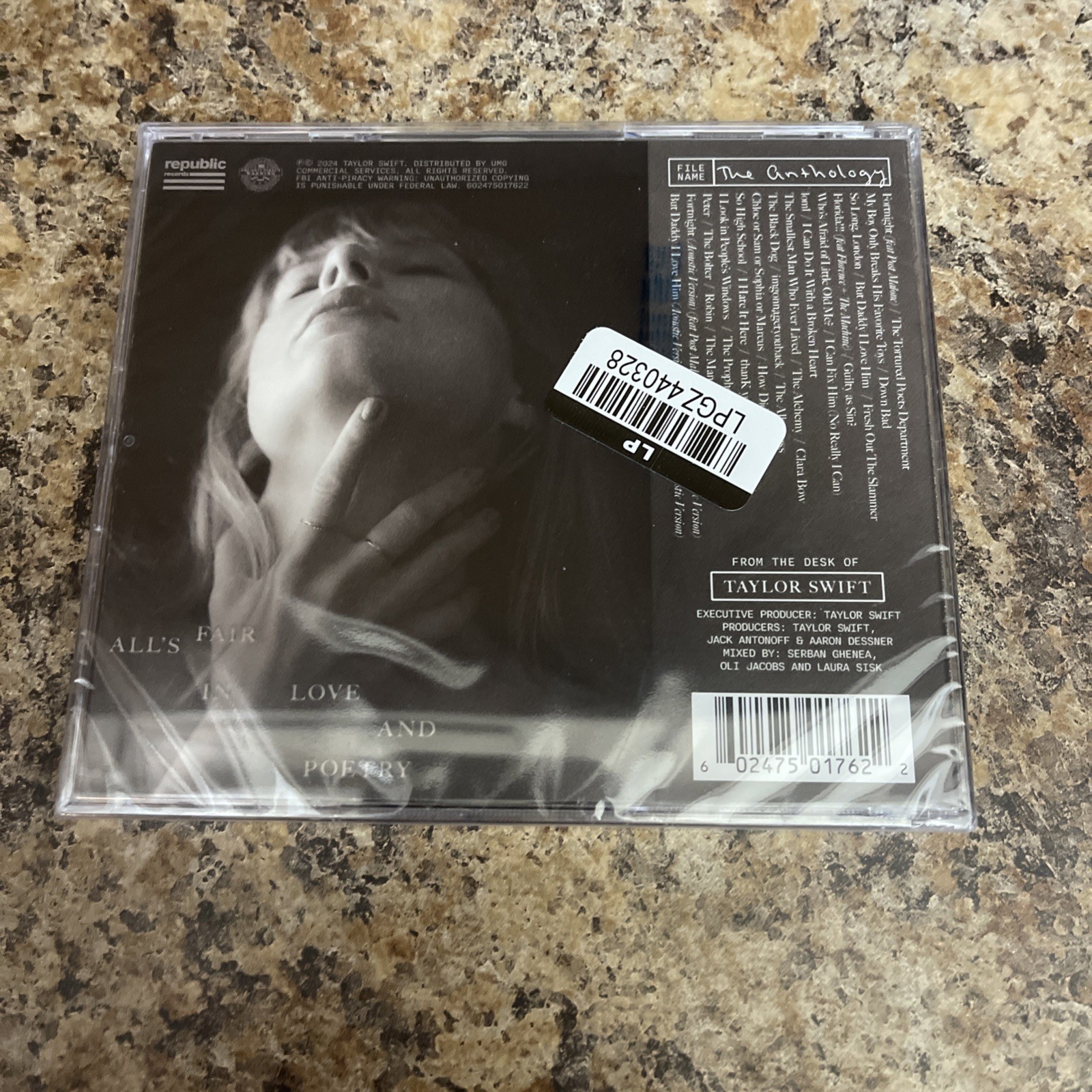 Taylor Swift 'The Tortured Poets Department: The Anthology' CD Target *SEALED*