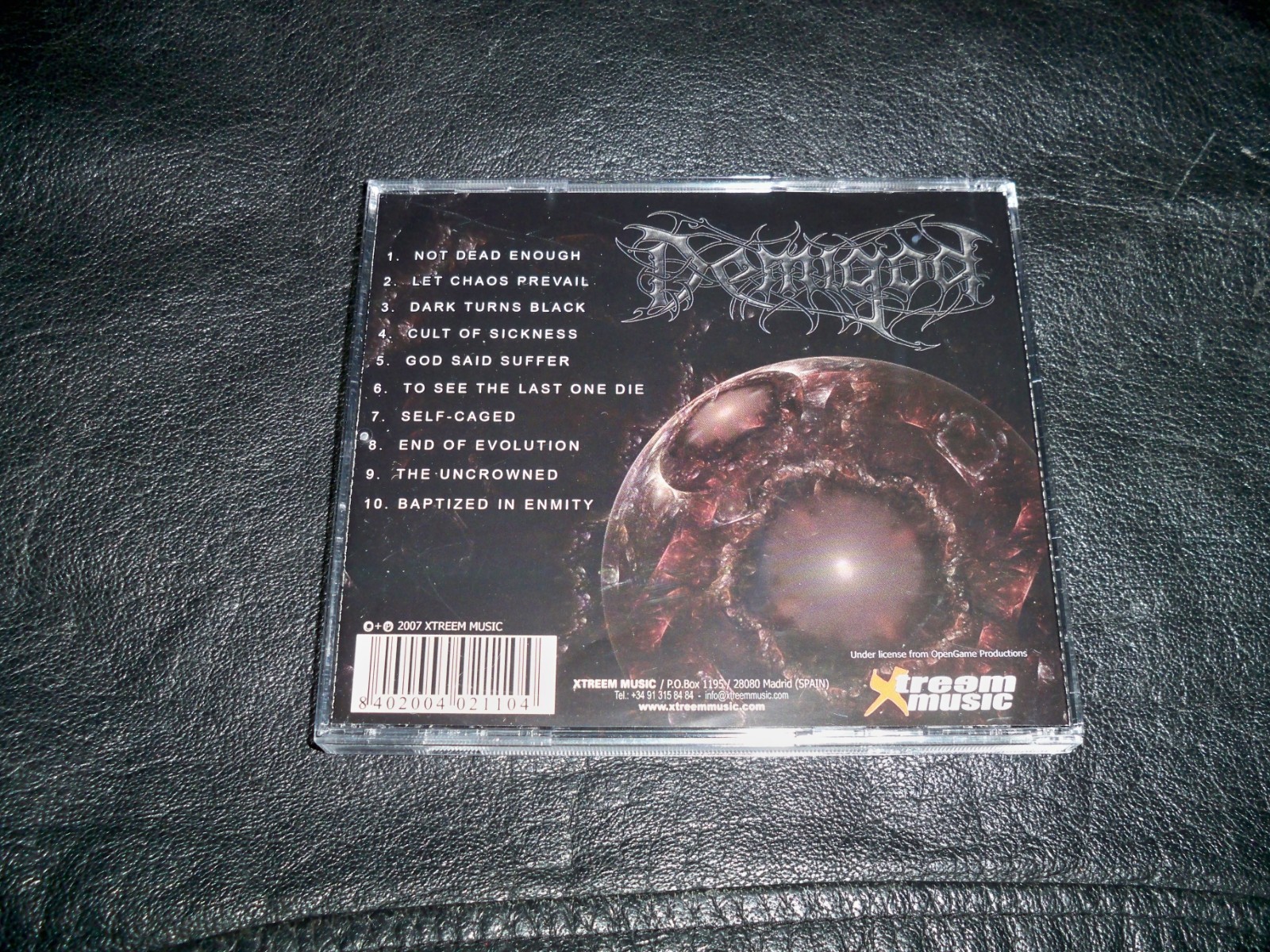 DEMIGOD Let Chaos Previal CD Finland DeathMetal IMPORT! RARE! 2007 OOP