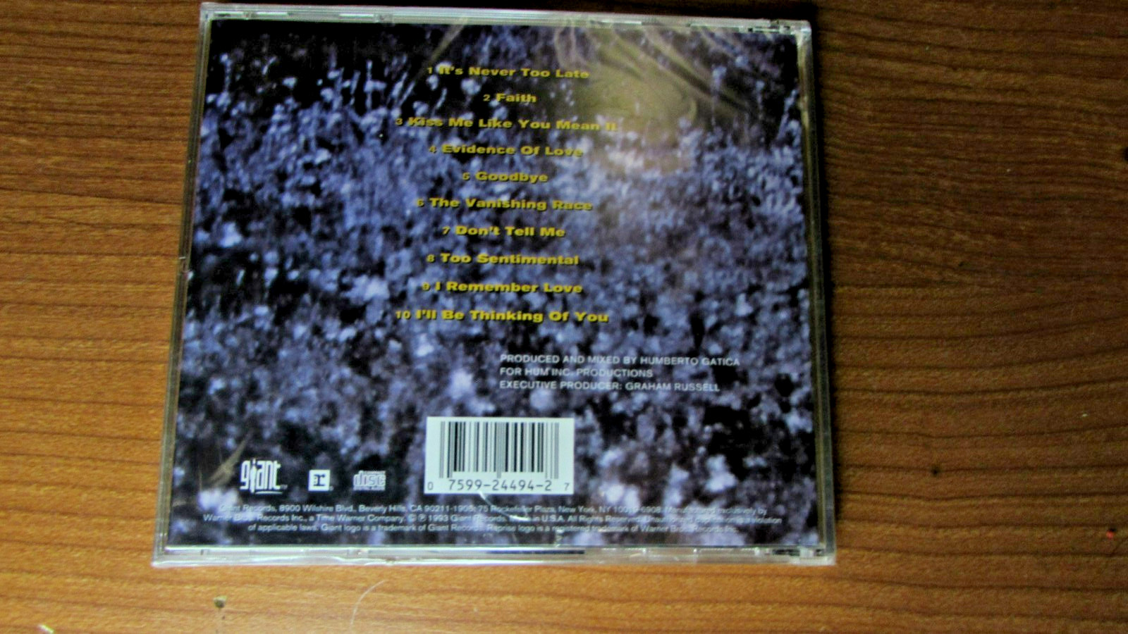 New Air Supply: The Vanishing Race CD 1993/Giant Records Yacht Rock