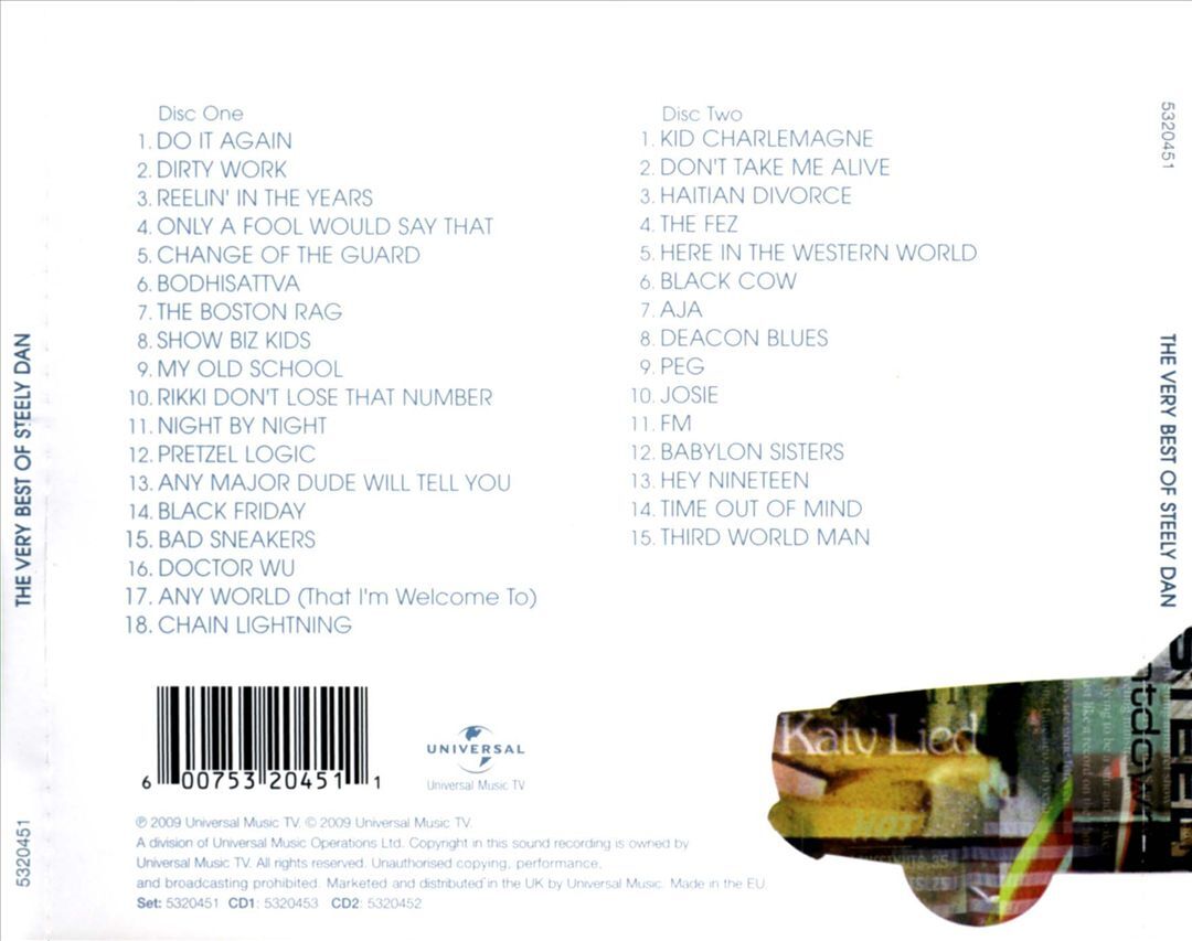 STEELY DAN VERY BEST OF STEELY DAN NEW CD