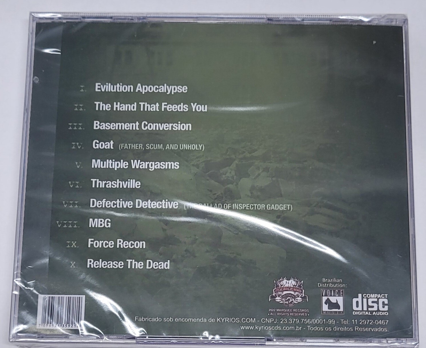 Virus Evilution Apocalypse CD new Brazil press jewel case real silver cd