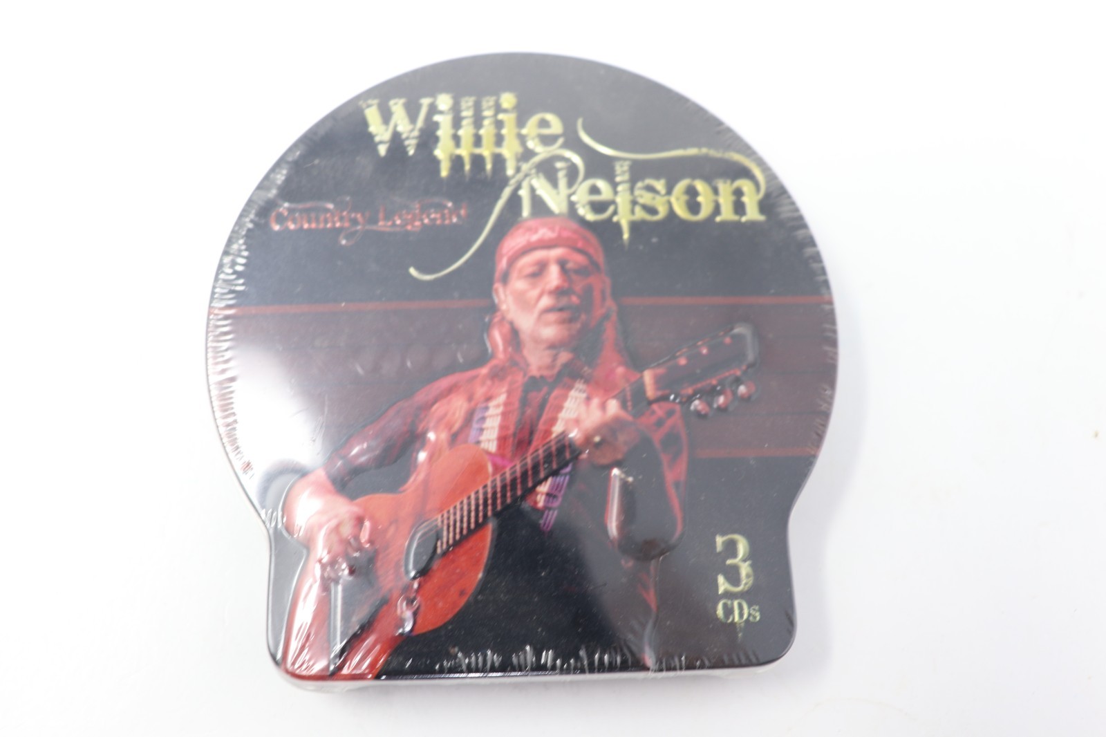 Rare New Sealed Willie Nelson Country Legend 3-CD Set 2008 Collector's Tin Case